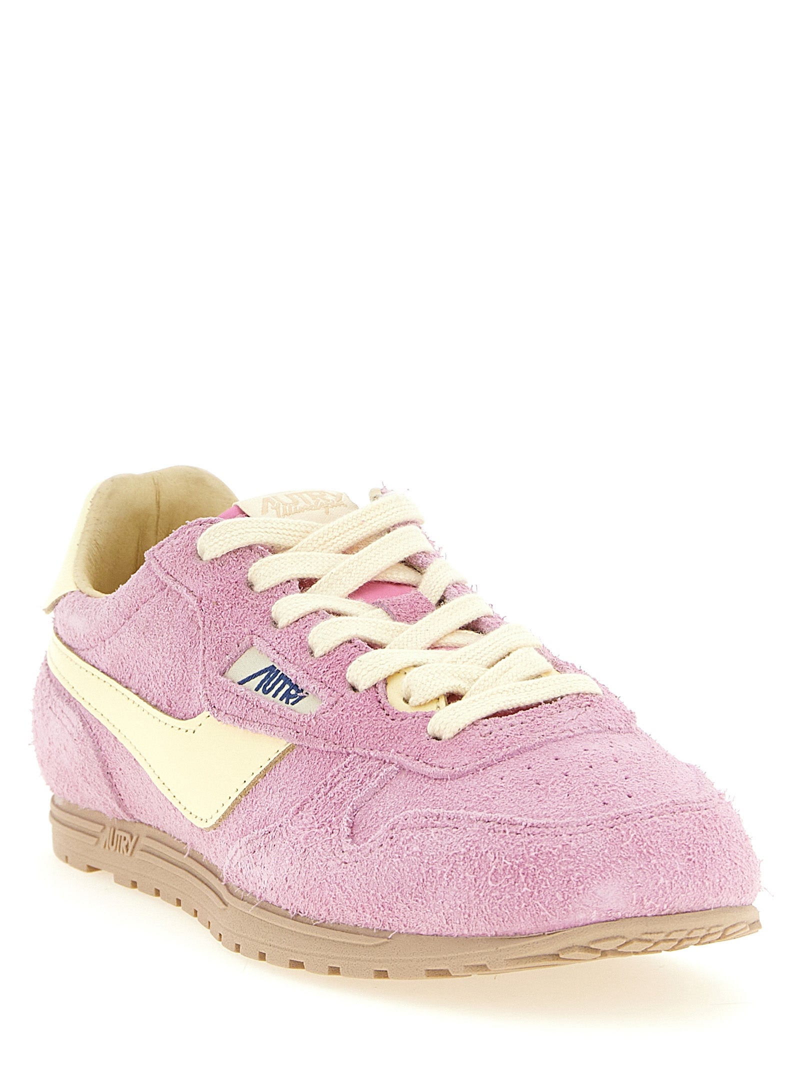 Multicolor Cowhide Athletic Sneakers