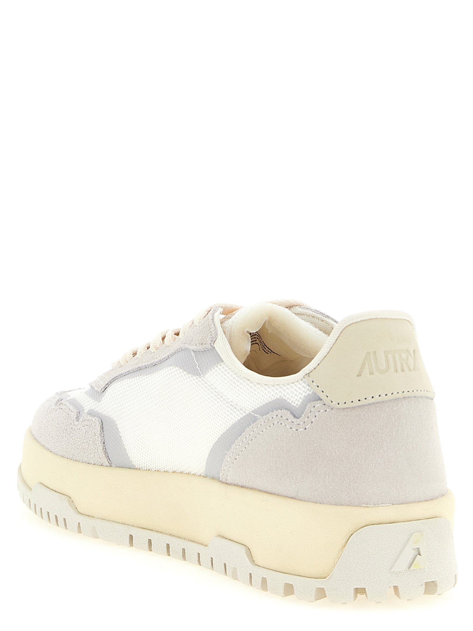 Gray Cotton Low Top Sneakers