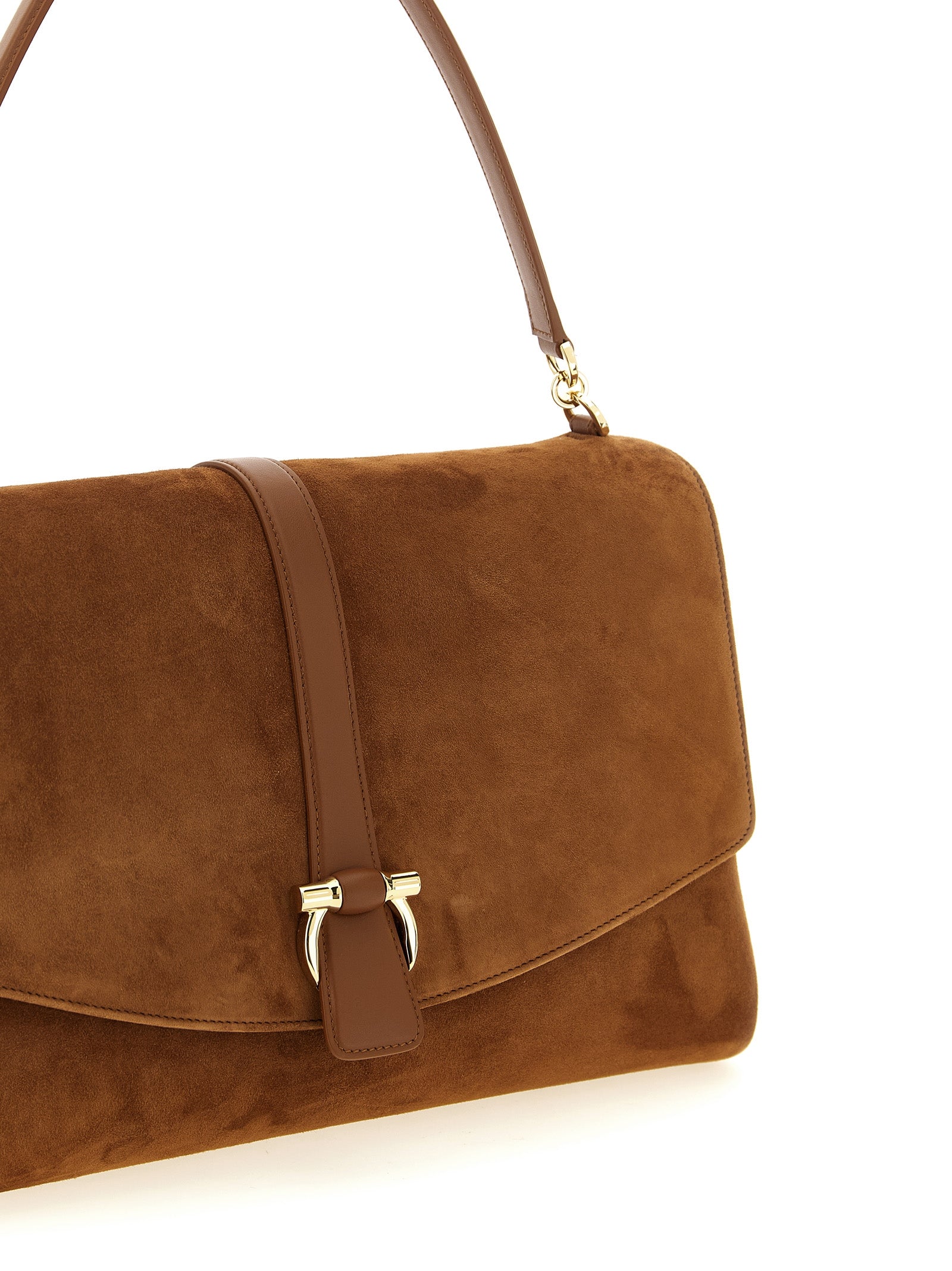 Brown Goatskin Shoulder Bag