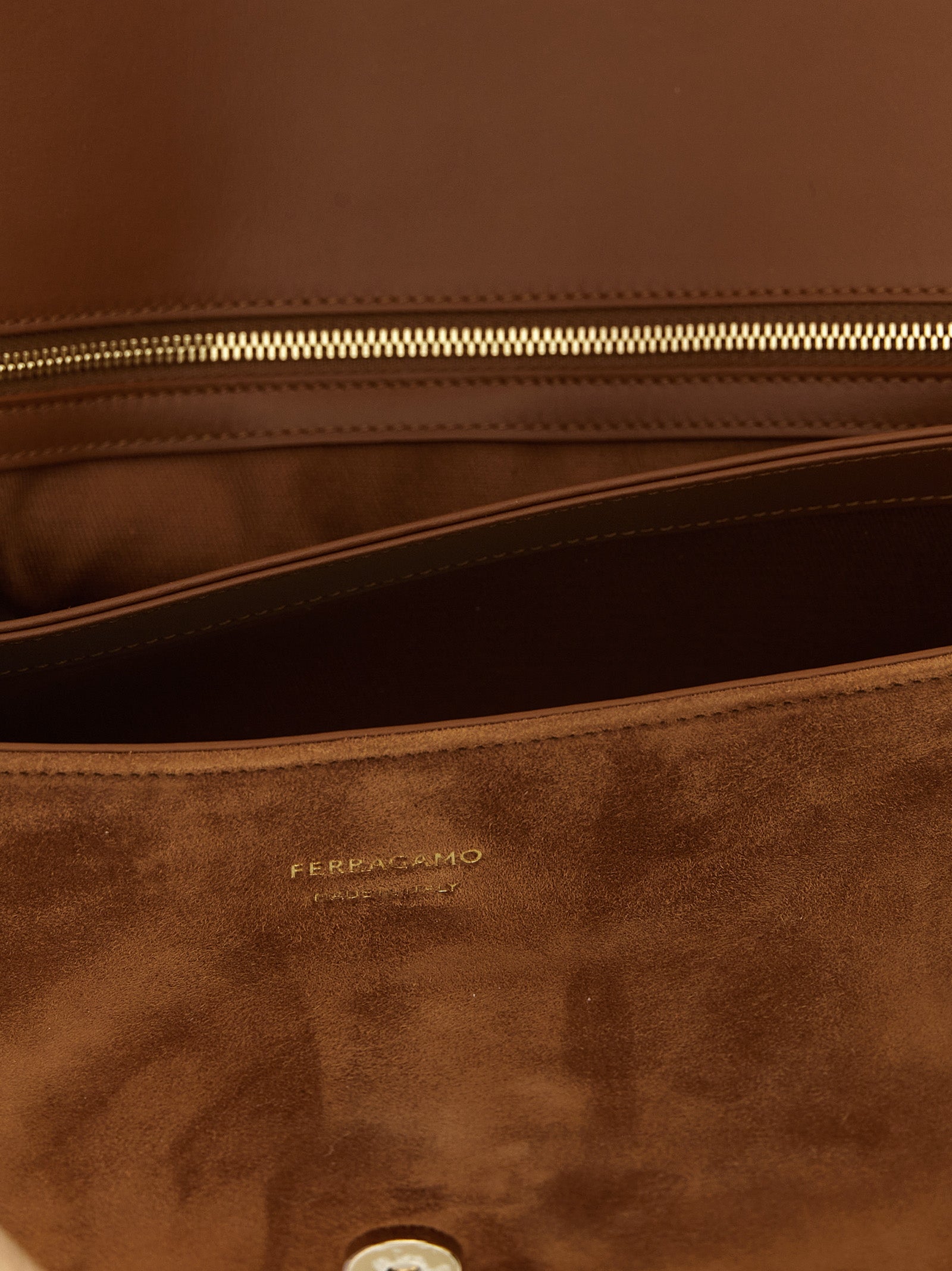 Brown Goatskin Shoulder Bag