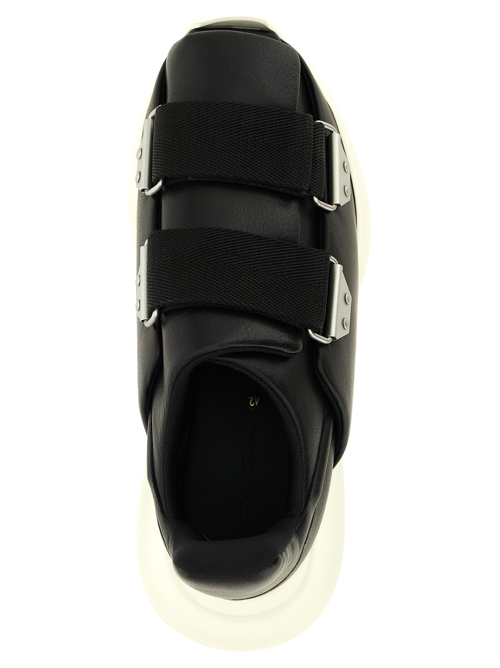 Black Calfskin Athletic Sneakers