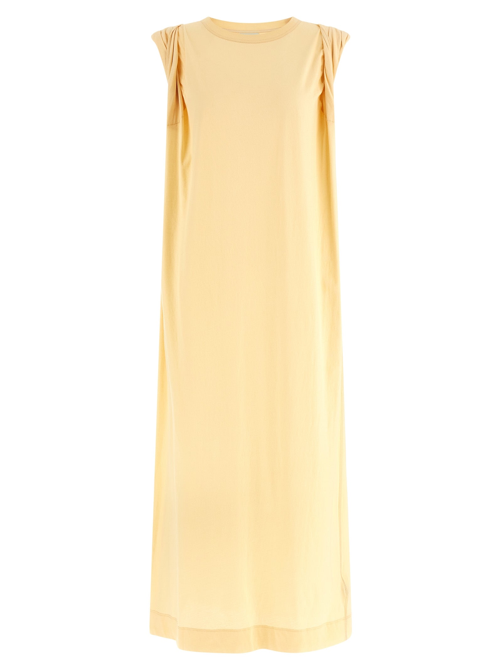Bicolor Cotton Long Dress