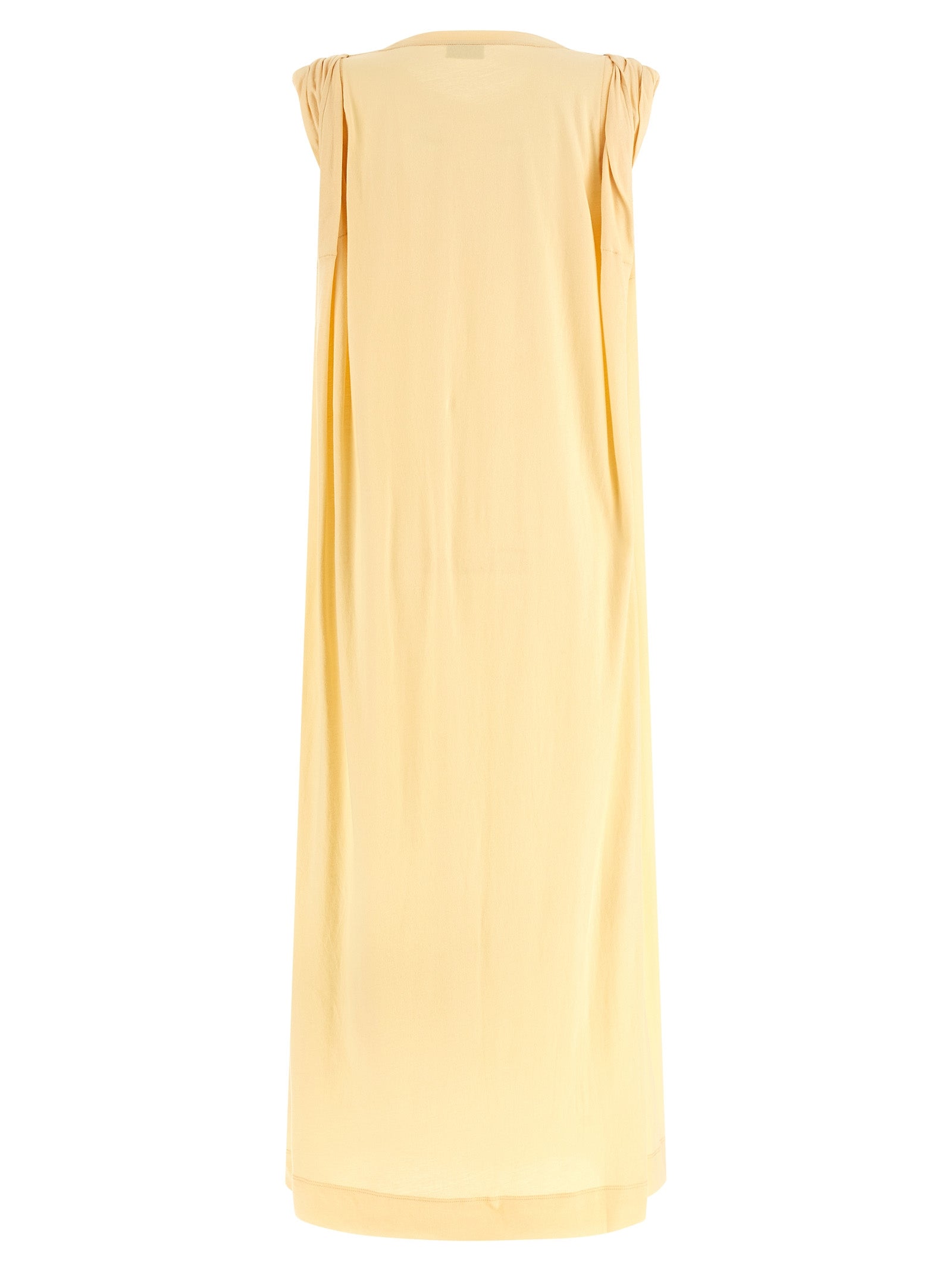 Bicolor Cotton Long Dress