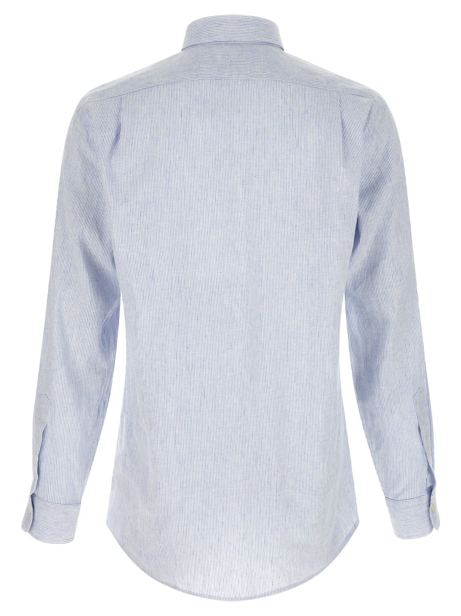 Blue Linen Blouse
