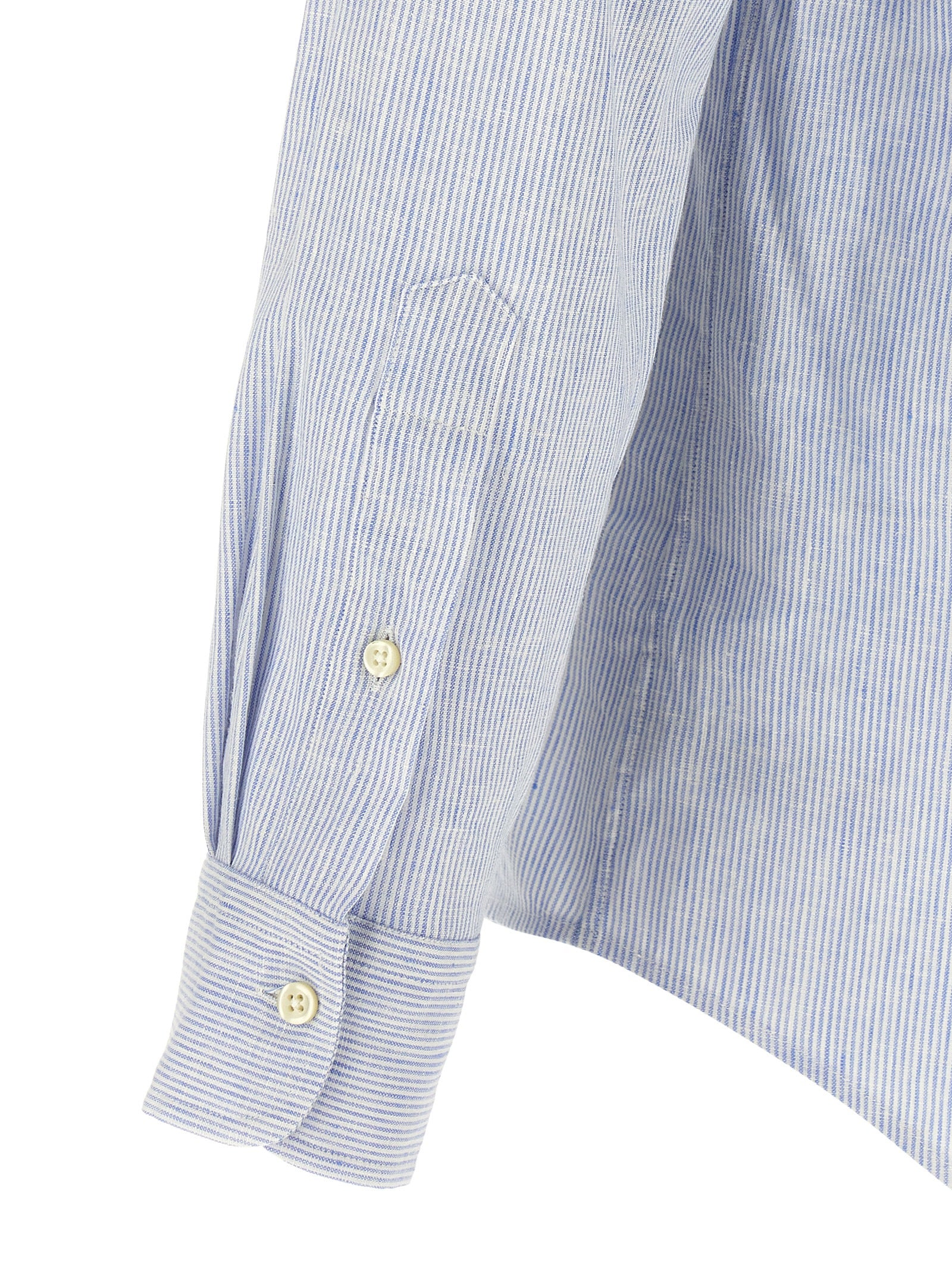 Blue Linen Blouse