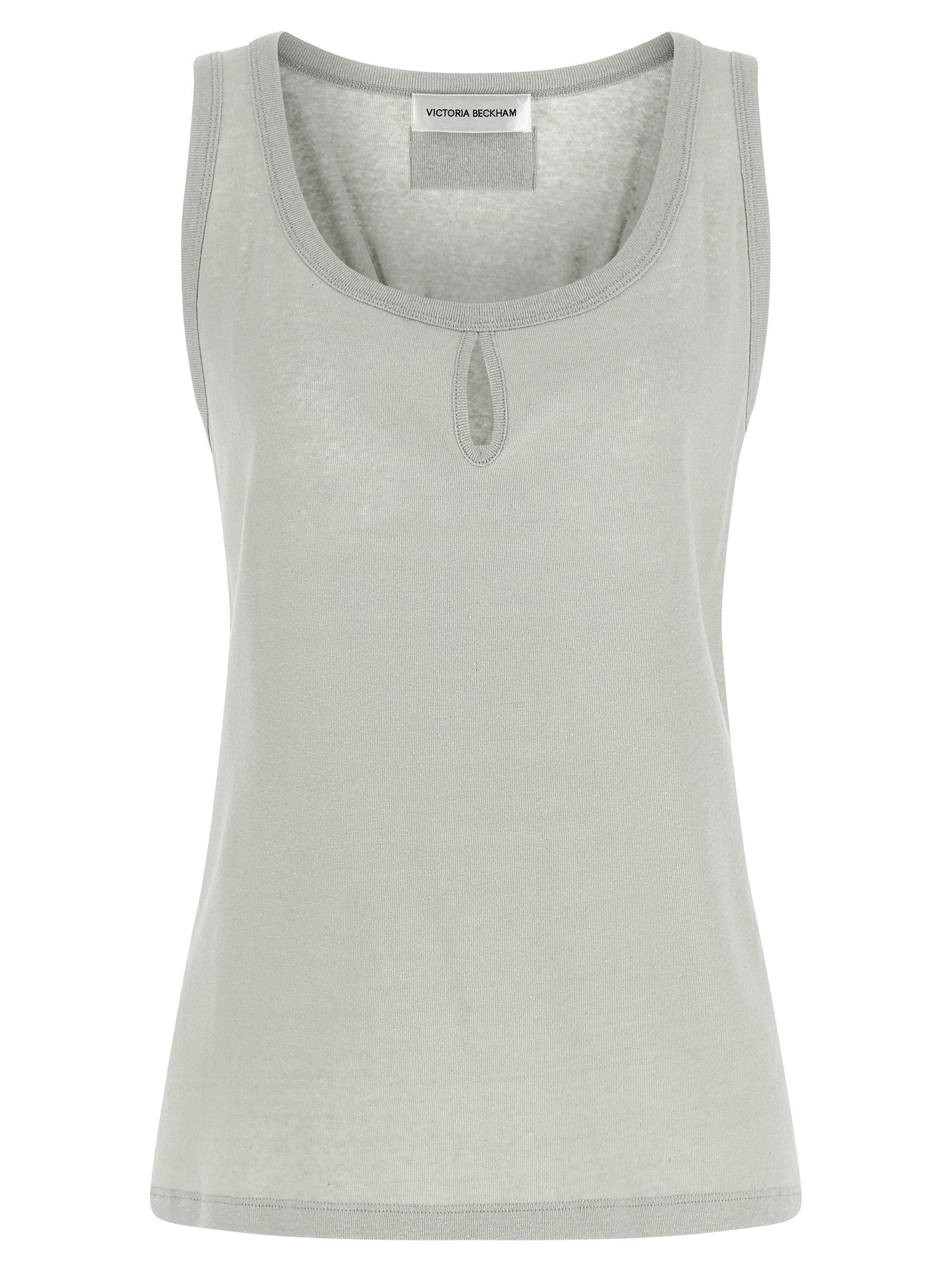 Gray Cotton Tank Tops
