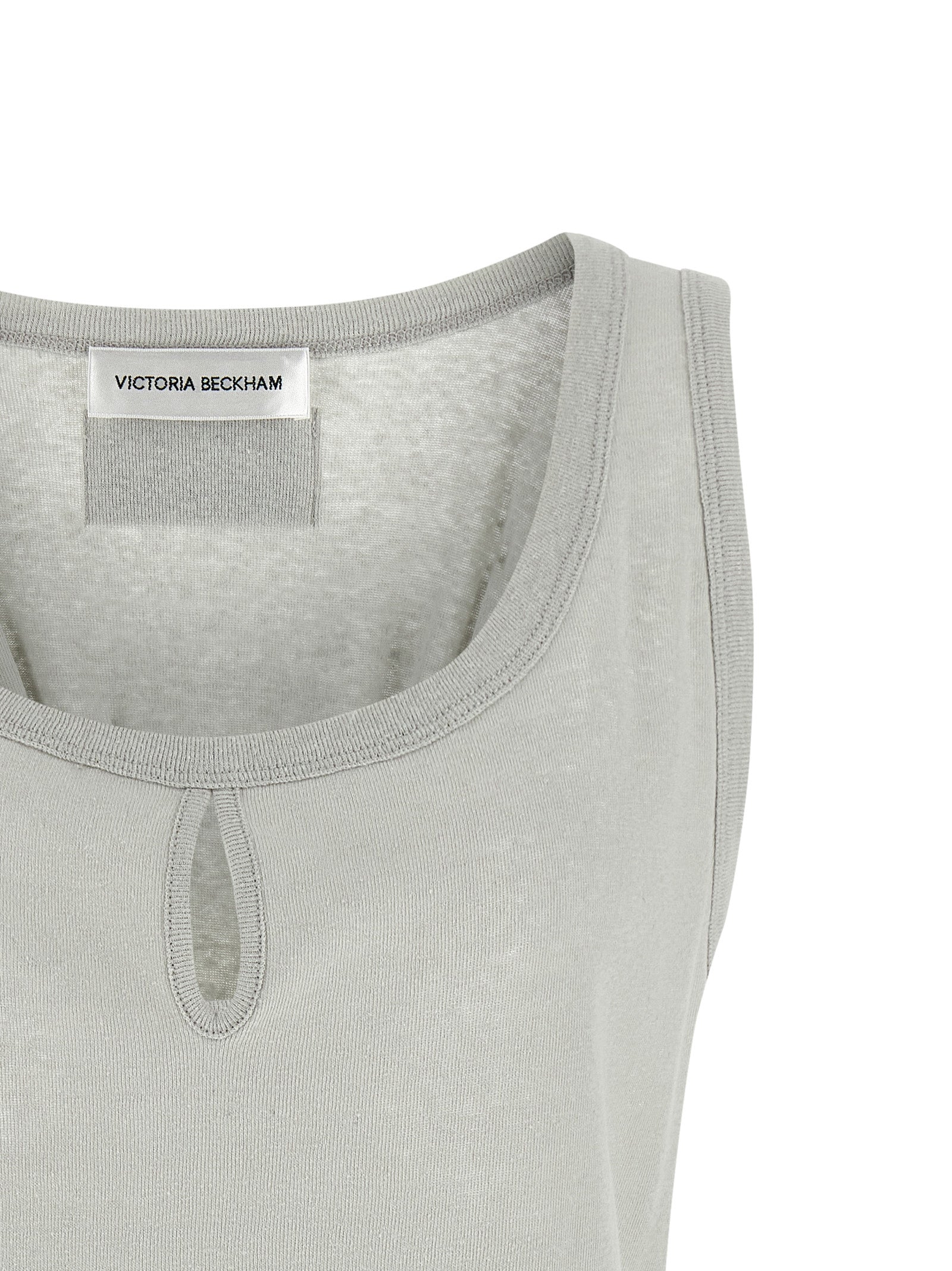 Gray Cotton Tank Tops