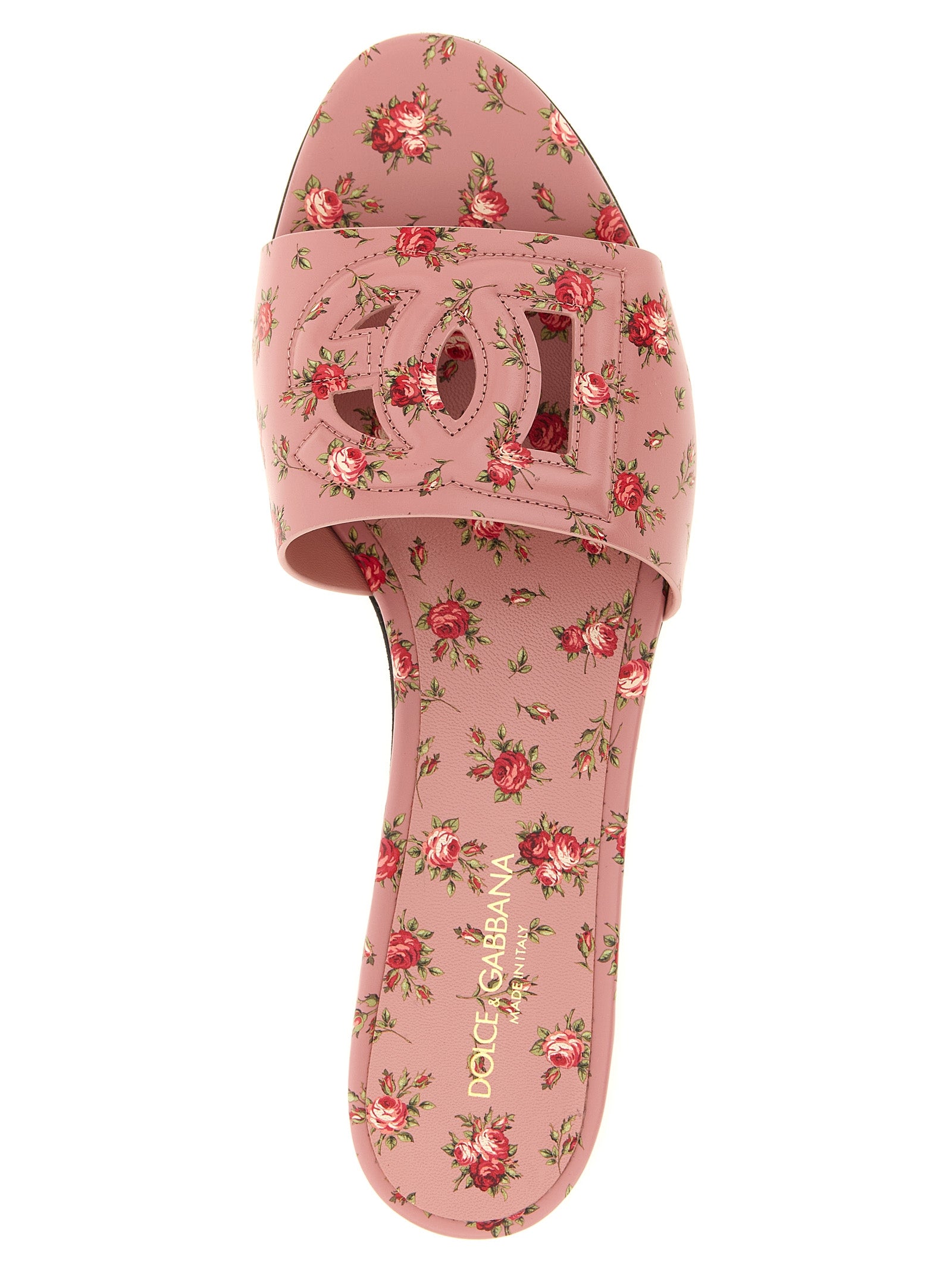 Multicolor Calfskin Slides