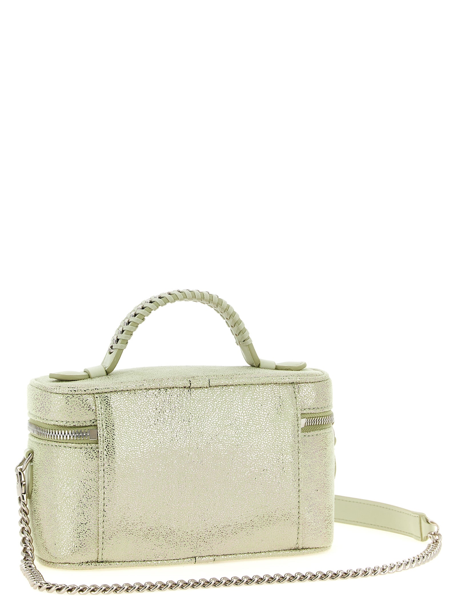Bicolor Polyester Crossbody Bag
