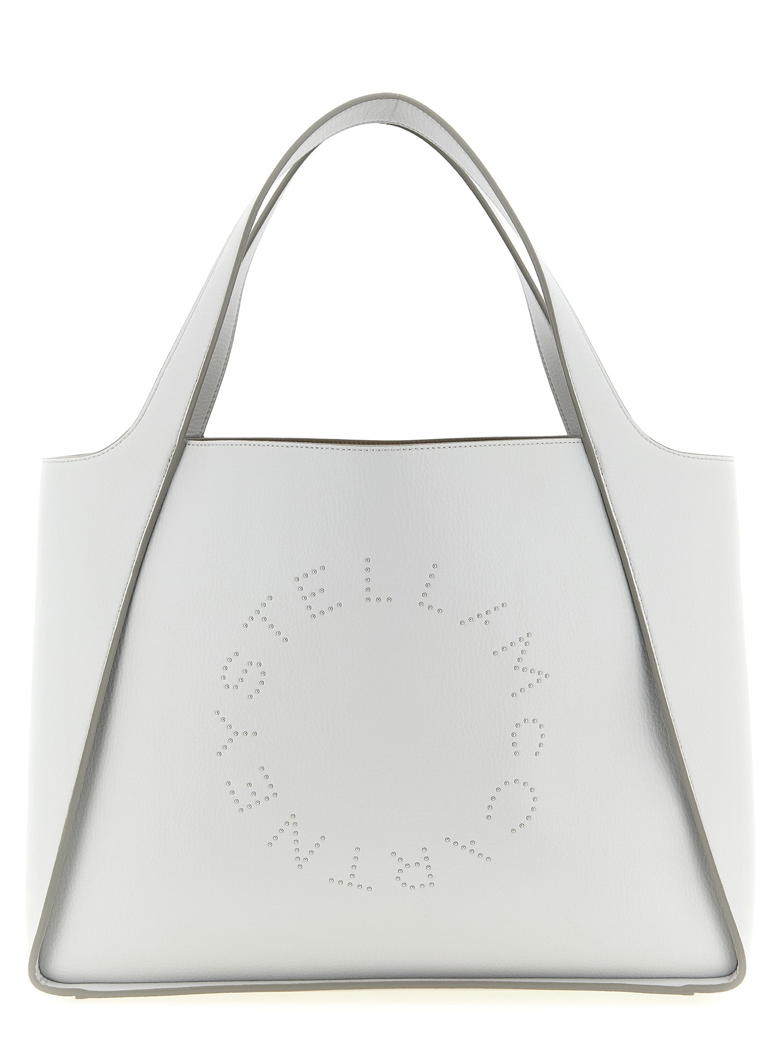 Gray Polyamide Tote Bag