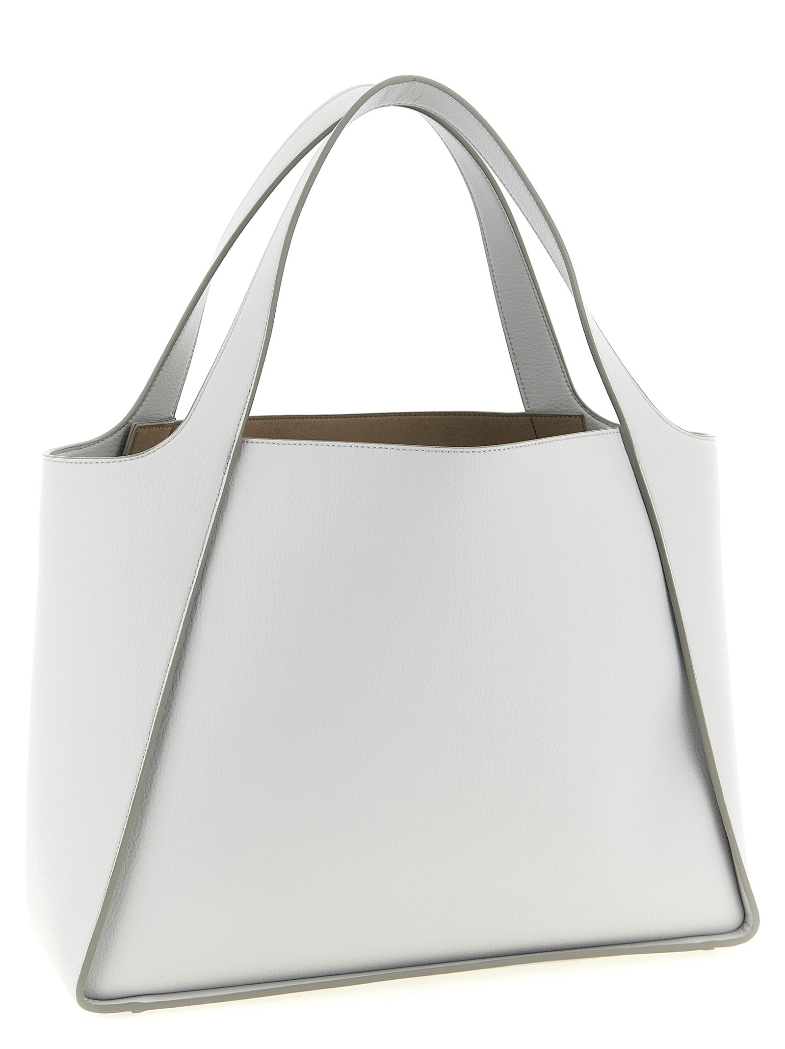 Gray Polyamide Tote Bag