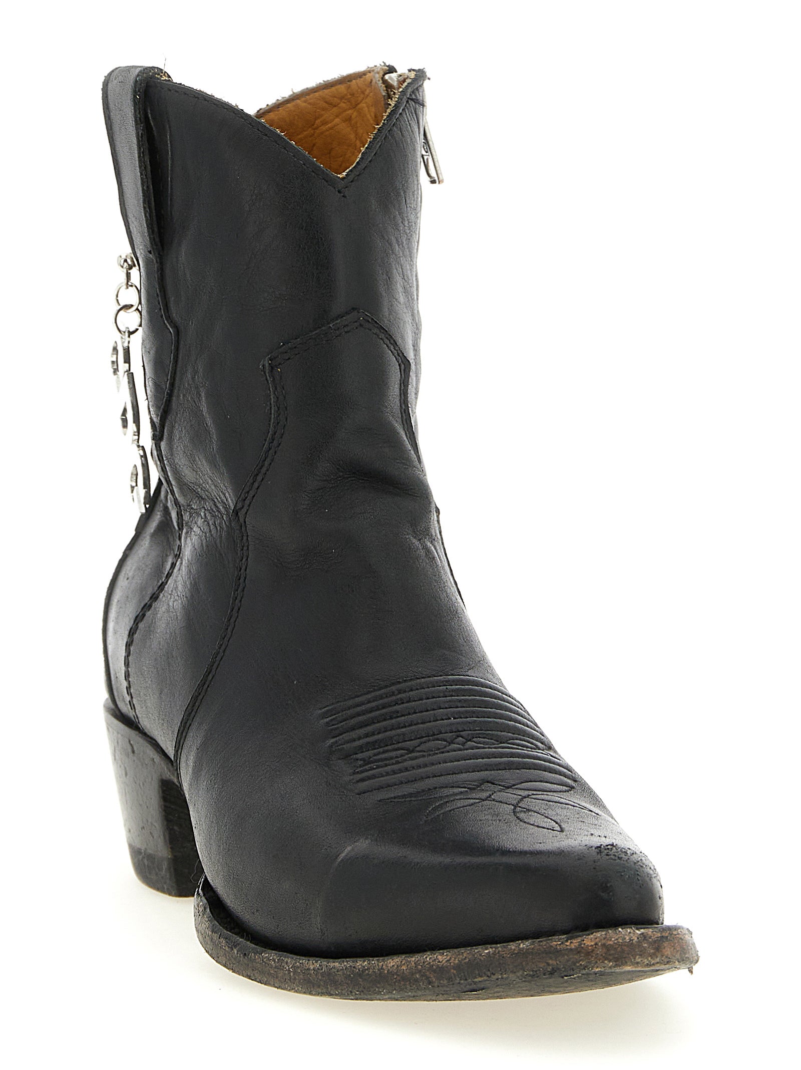 Black Cowhide Chelsea Boots