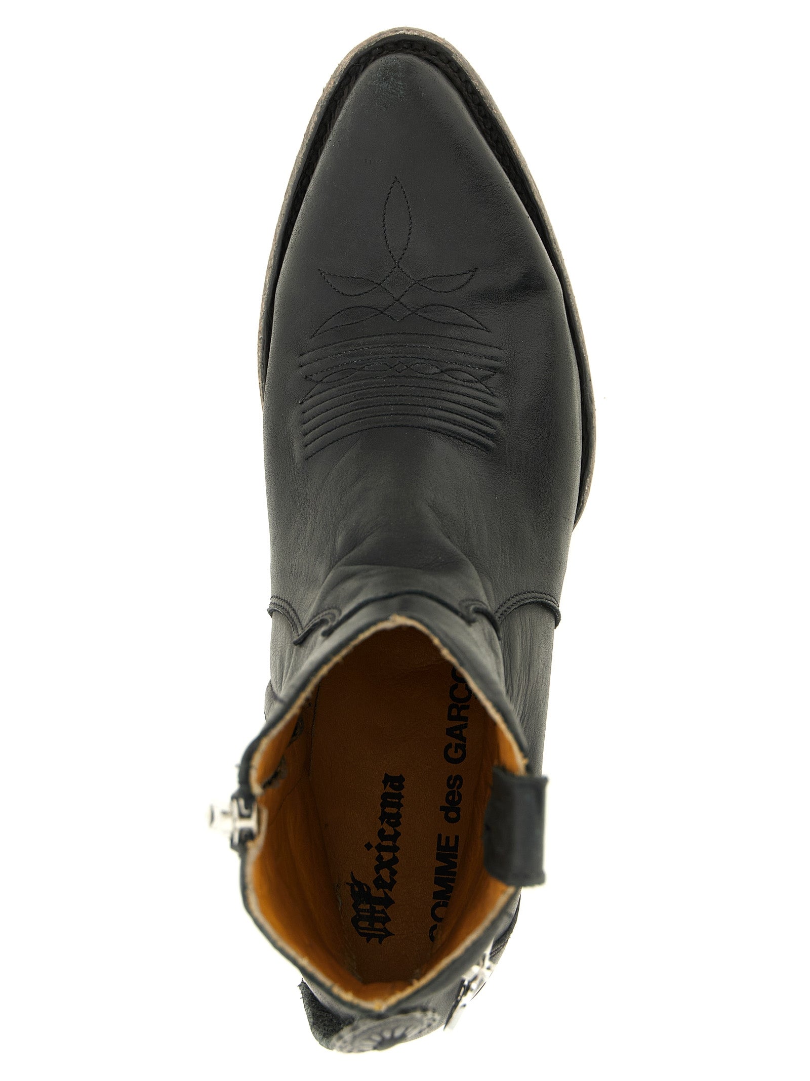 Black Cowhide Chelsea Boots