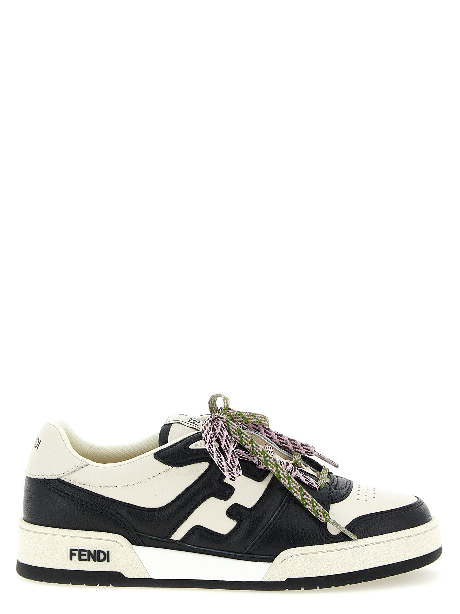 Bicolor Calfskin Athletic Sneakers