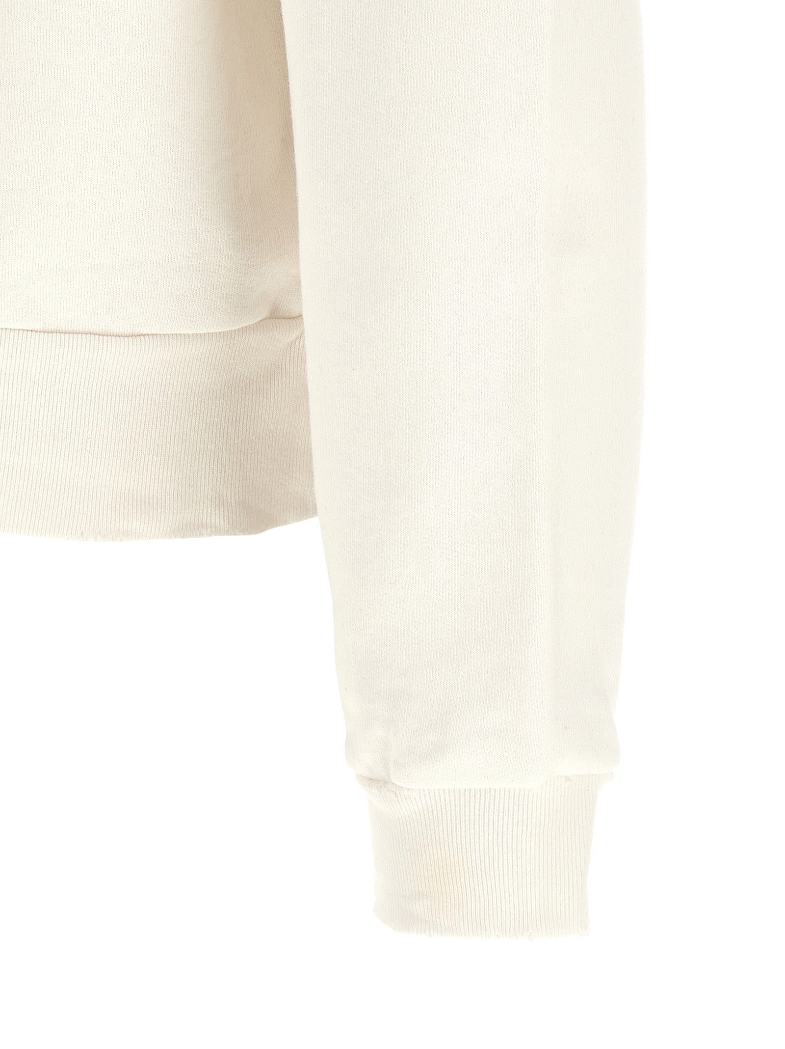 White Cotton Sweatshirt