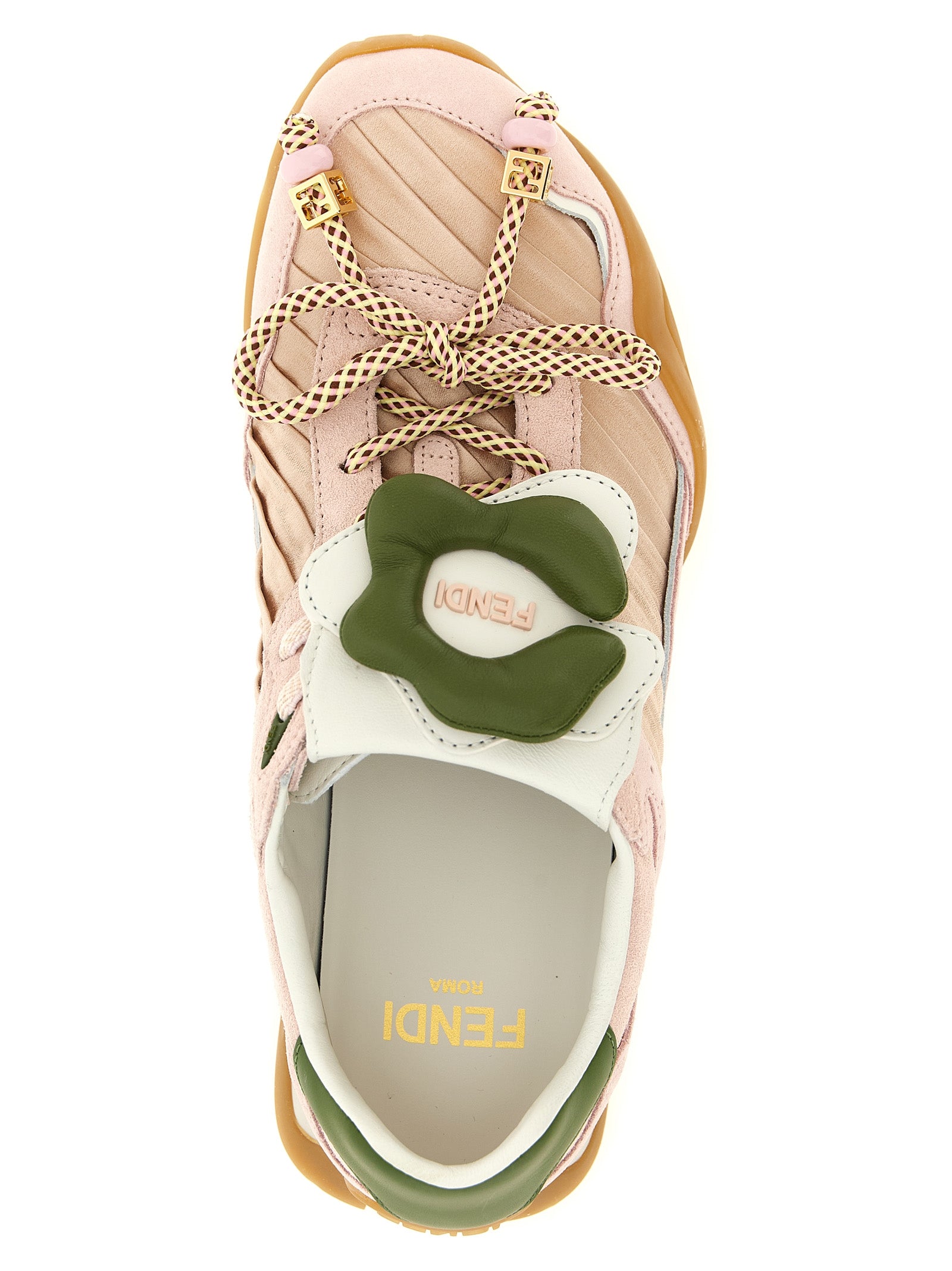Multicolor Calfskin Athletic Sneakers