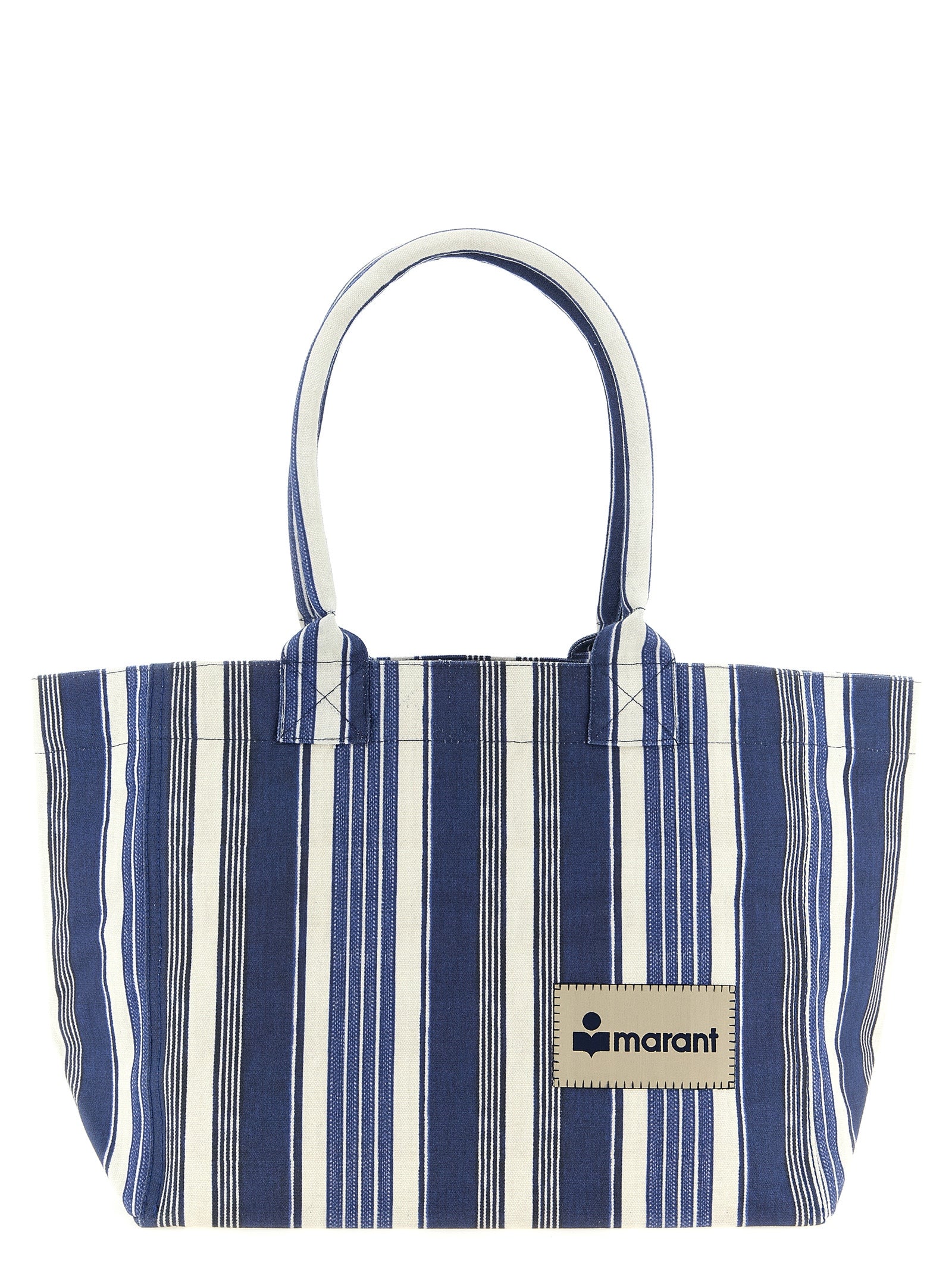 Blue Cotton Tote Bag