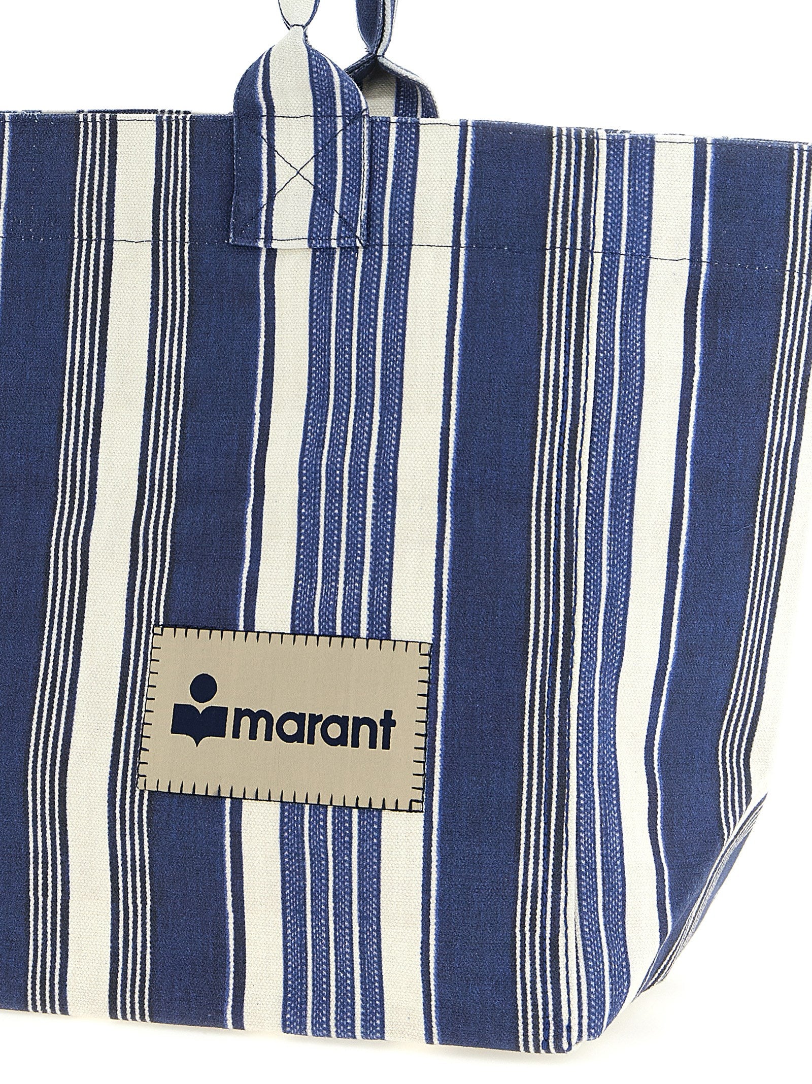 Blue Cotton Tote Bag