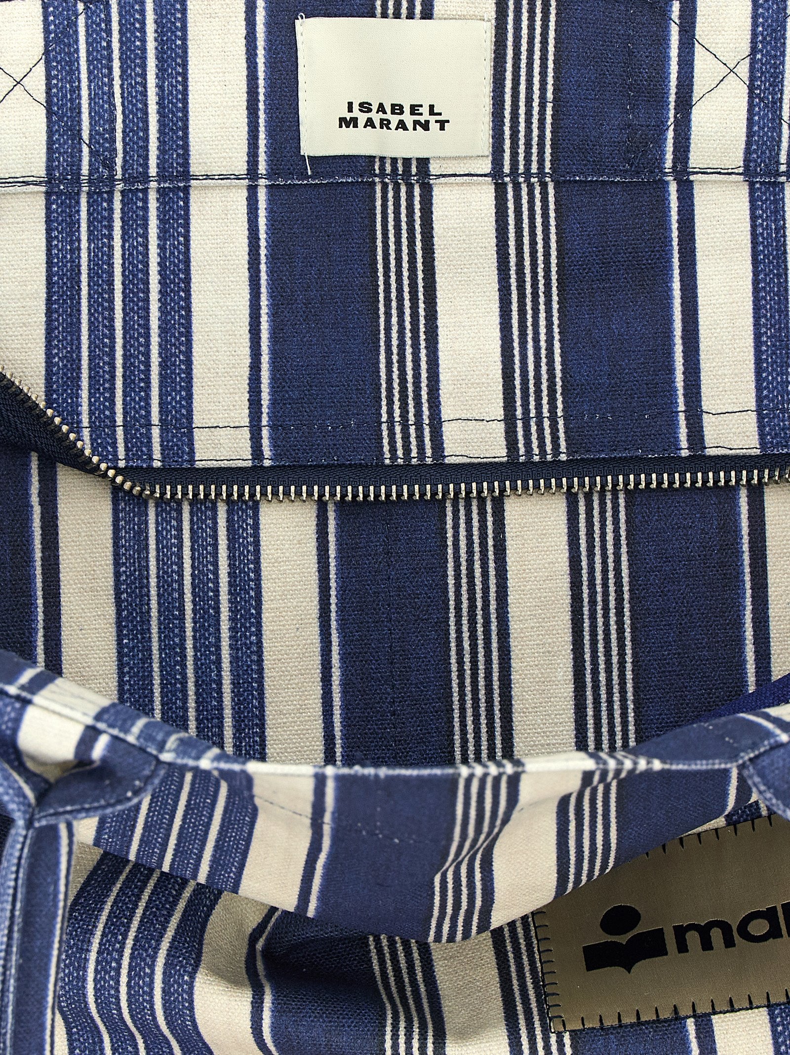 Blue Cotton Tote Bag
