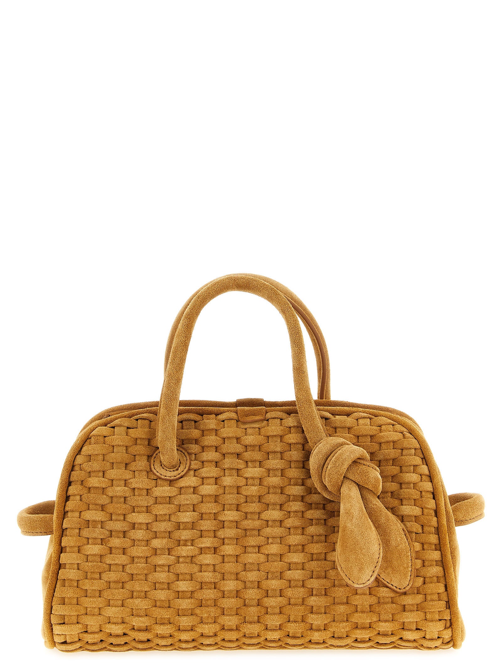 Beige Calfskin Handbag
