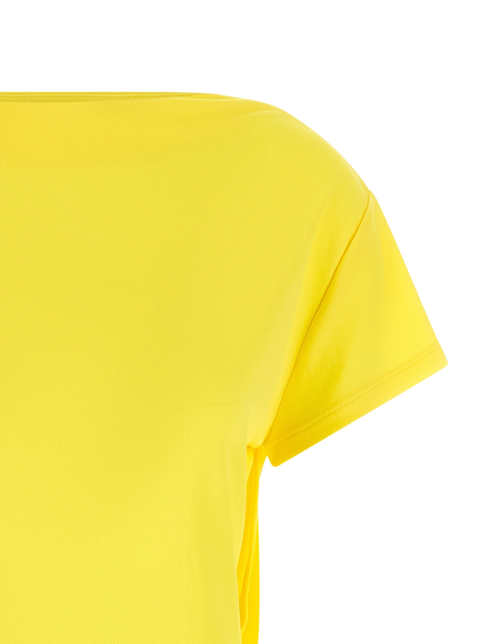Bicolor Viscose Short Dress
