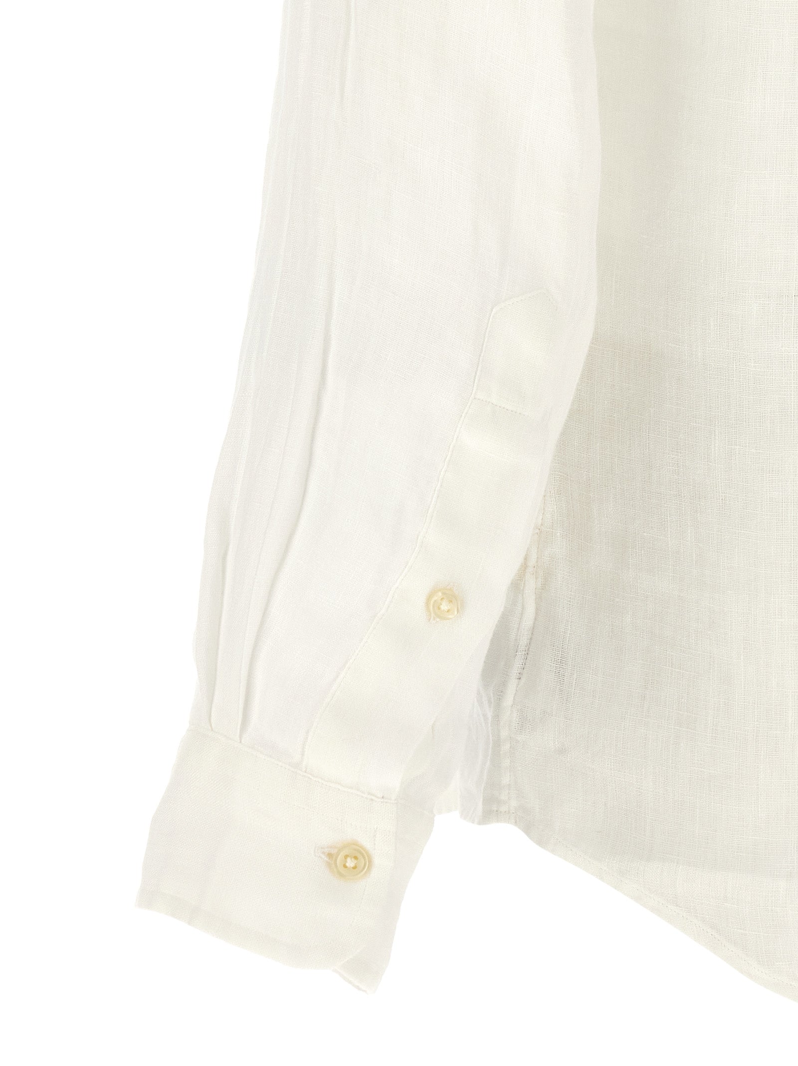 White Linen Blouse