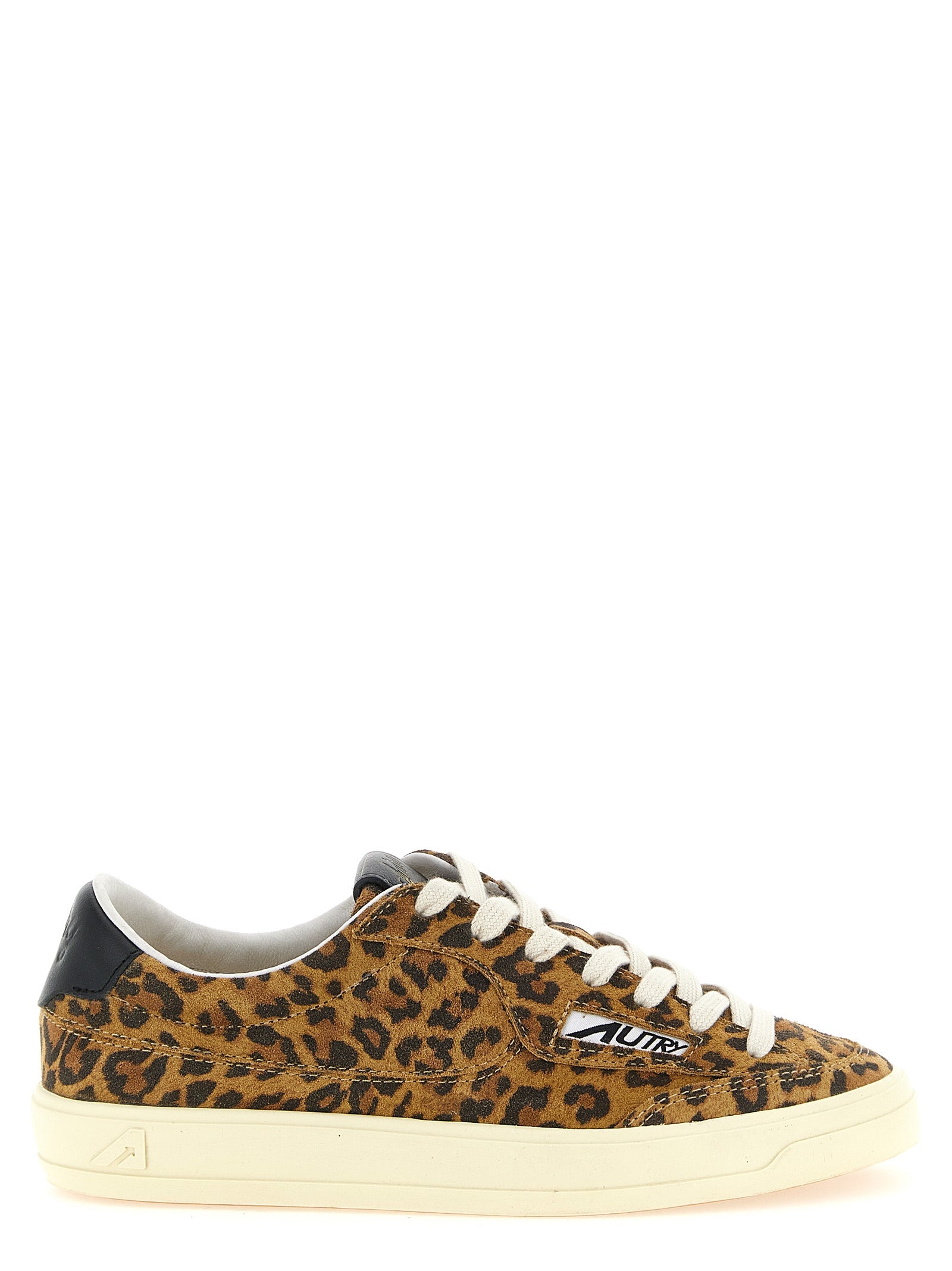Brown Cowhide Low Top Sneakers