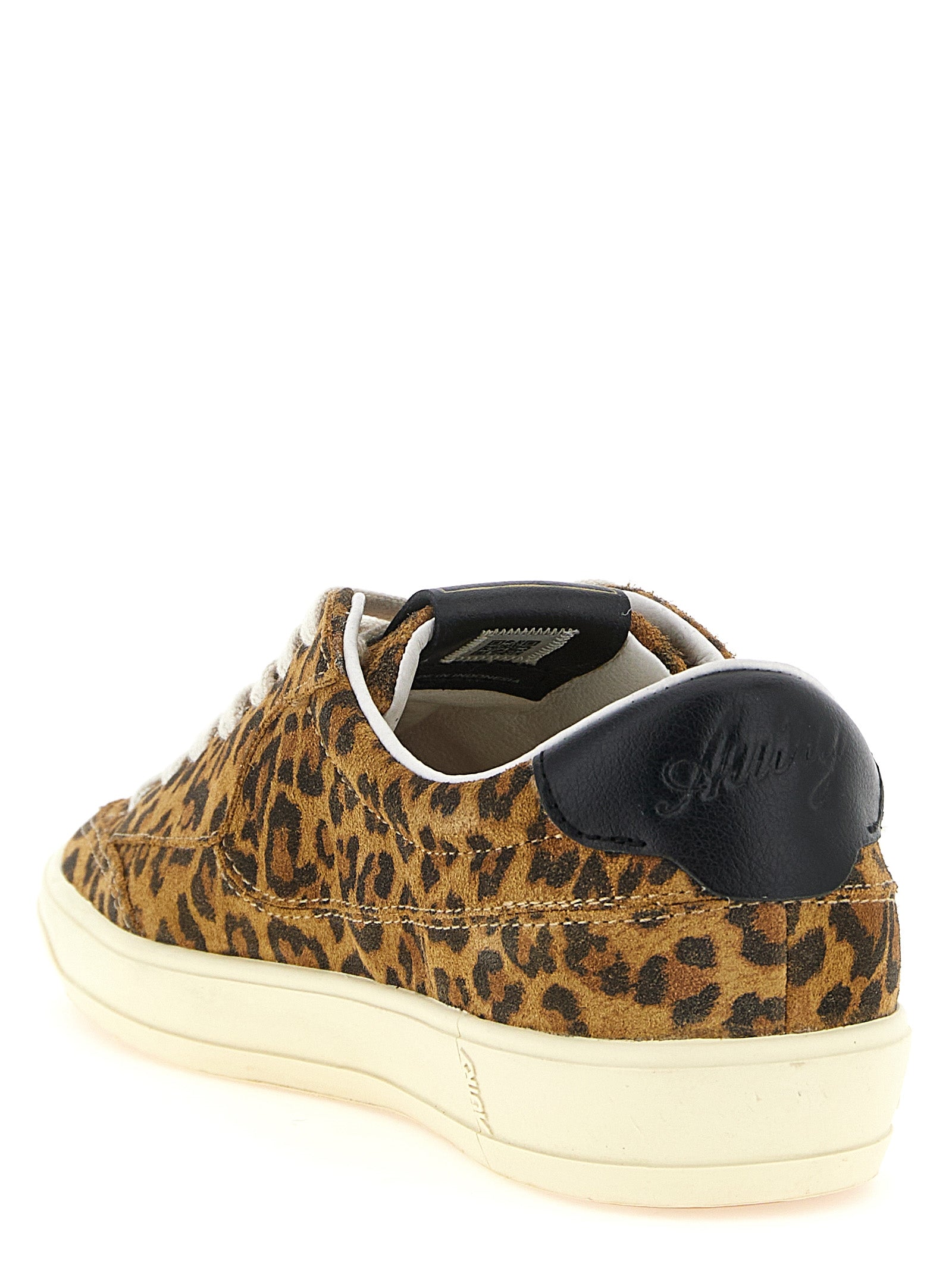 Brown Cowhide Low Top Sneakers
