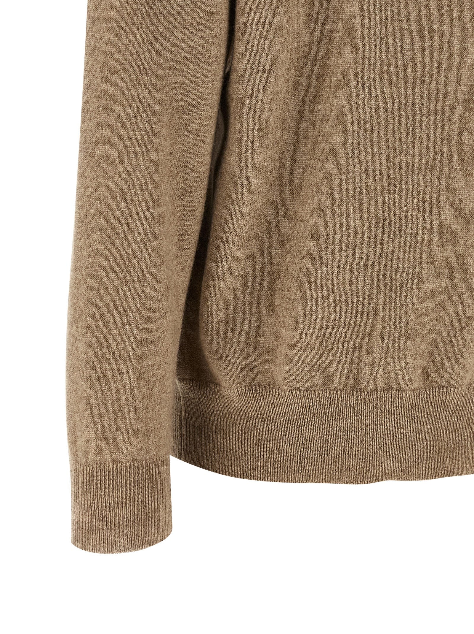 Beige Cashmere Cardigan