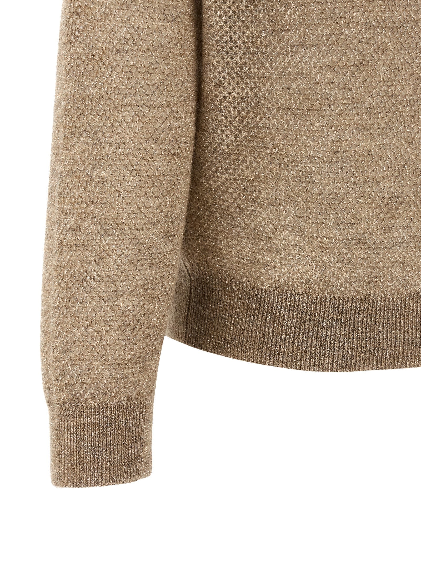 Beige Wool Cardigan