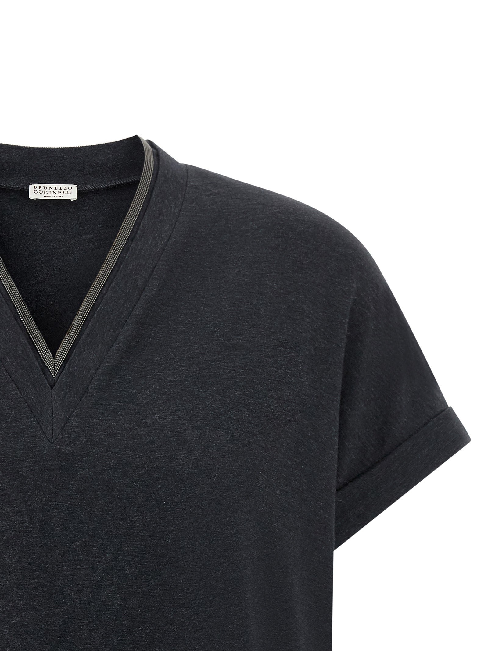 Gray Cotton T-Shirt