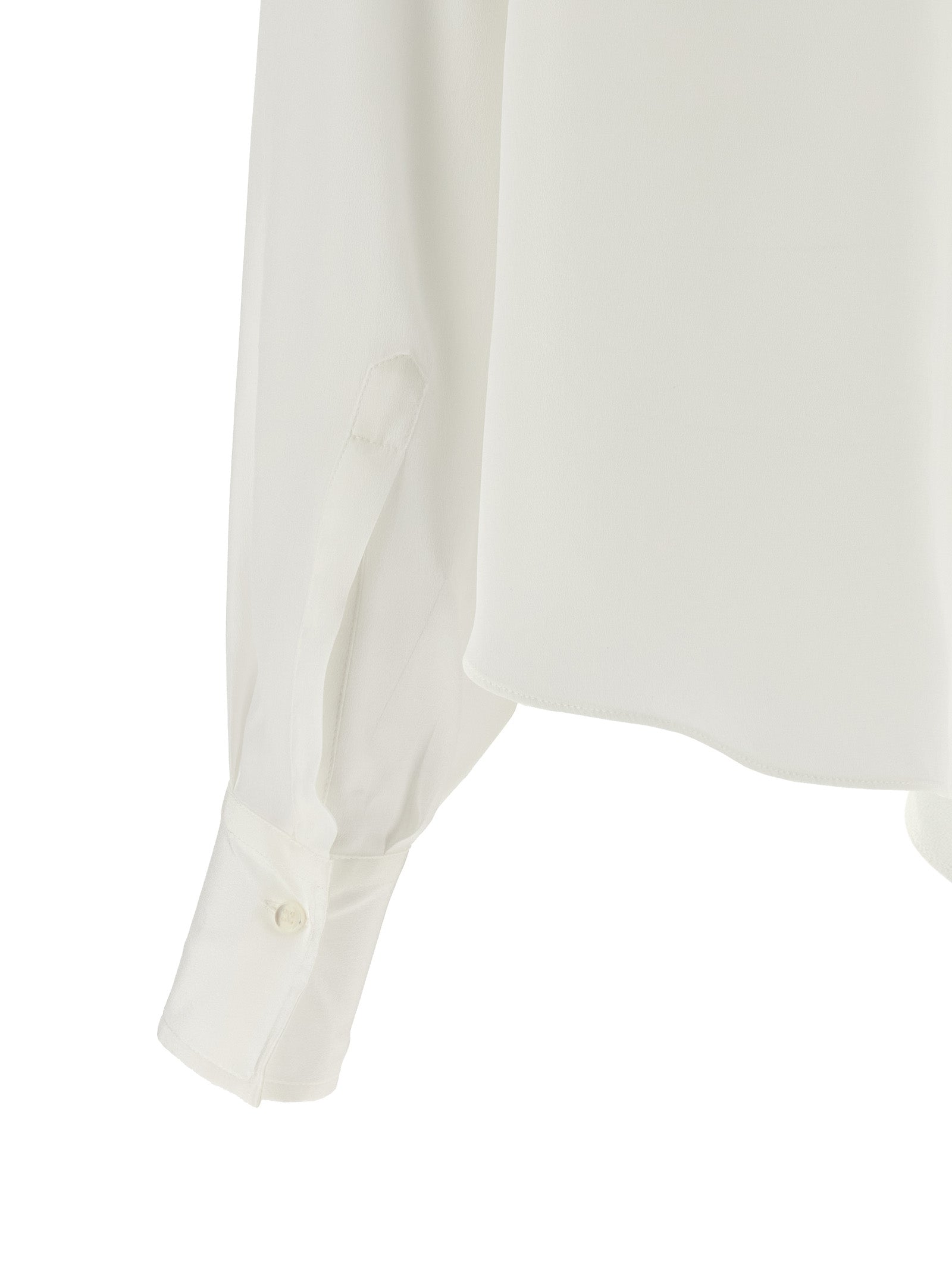 White Silk Blouse