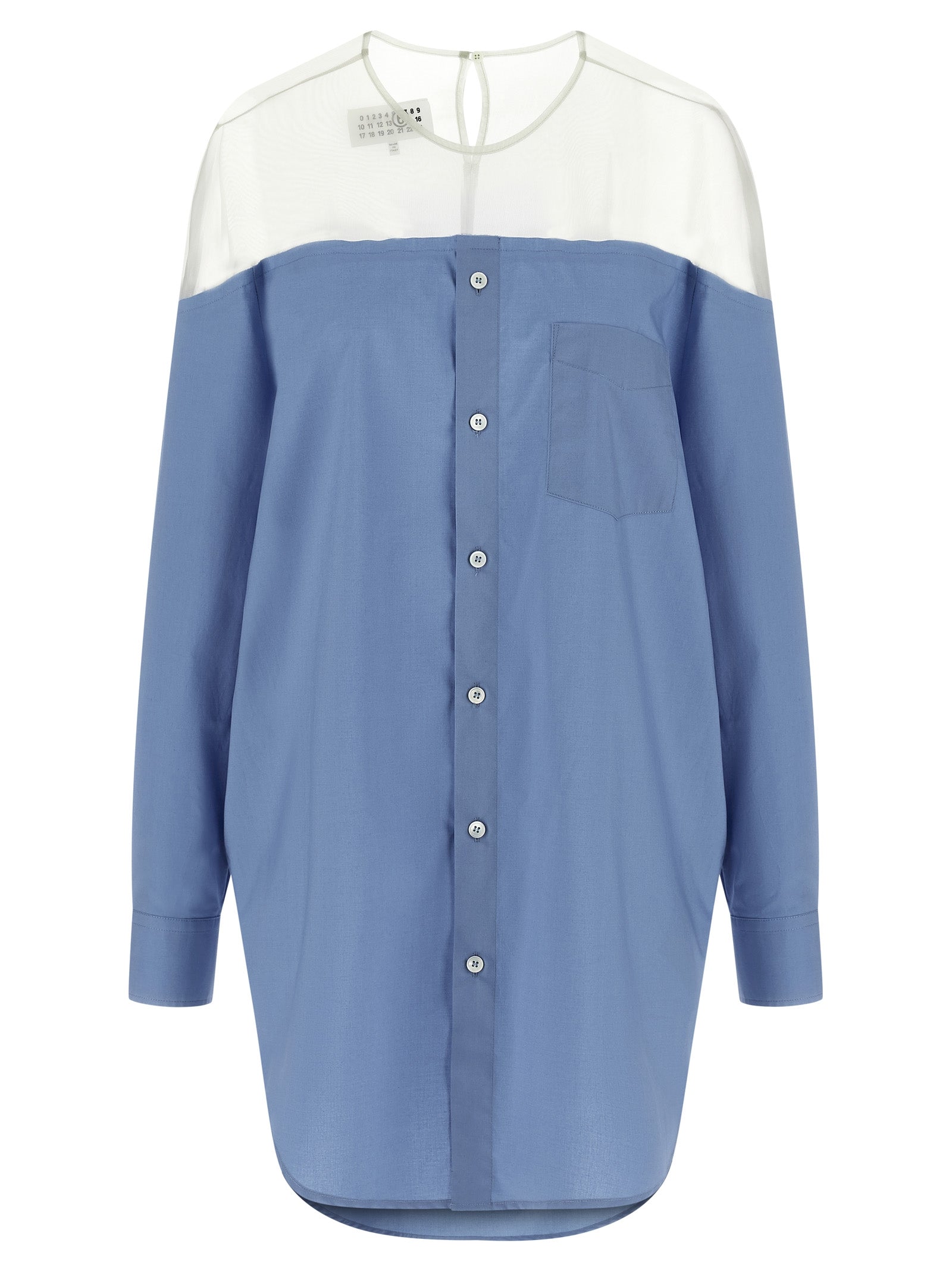 Blue Cotton Blouse
