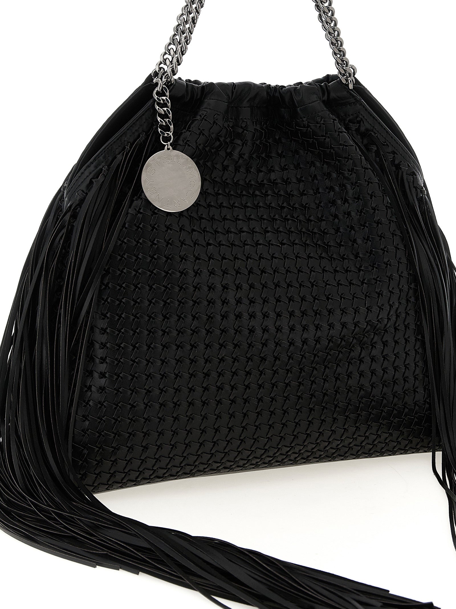 Black Polyamide Shoulder Bag