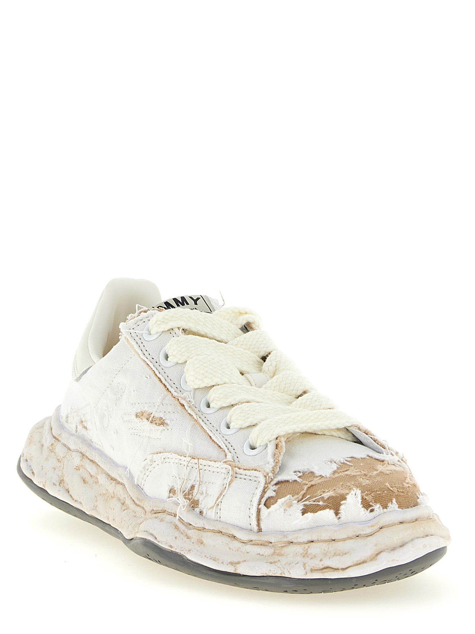 White Cotton Sneakers
