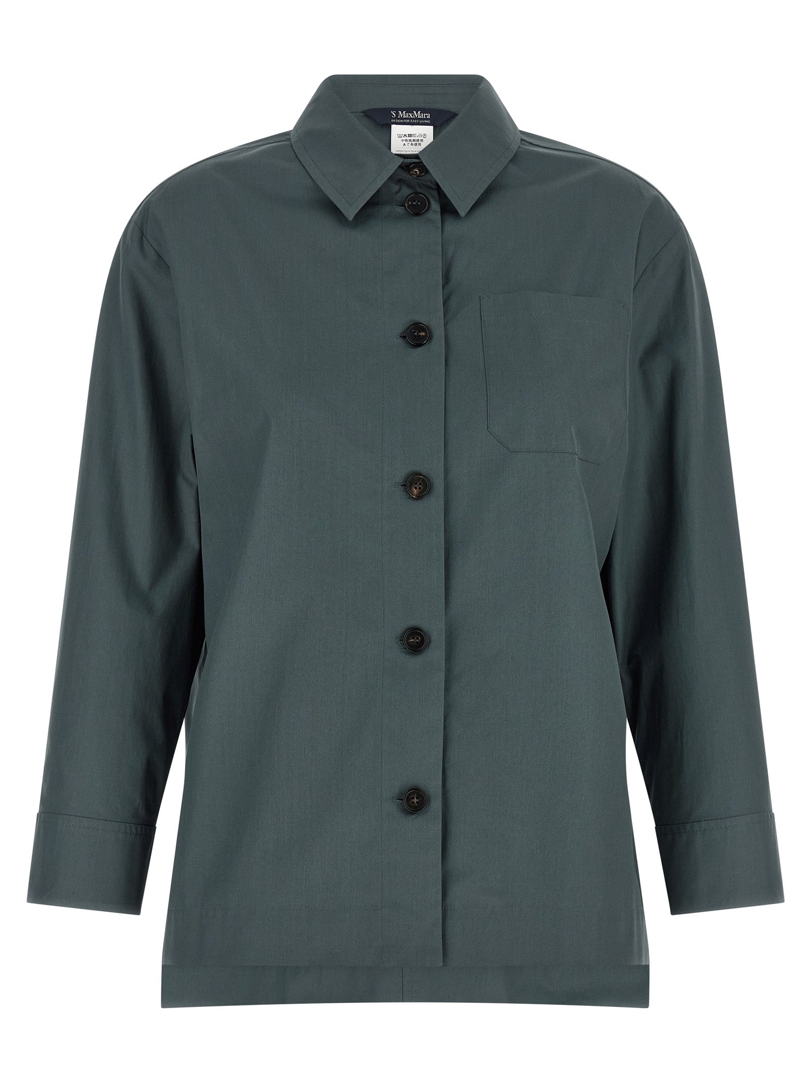 Gray Cotton Blouse