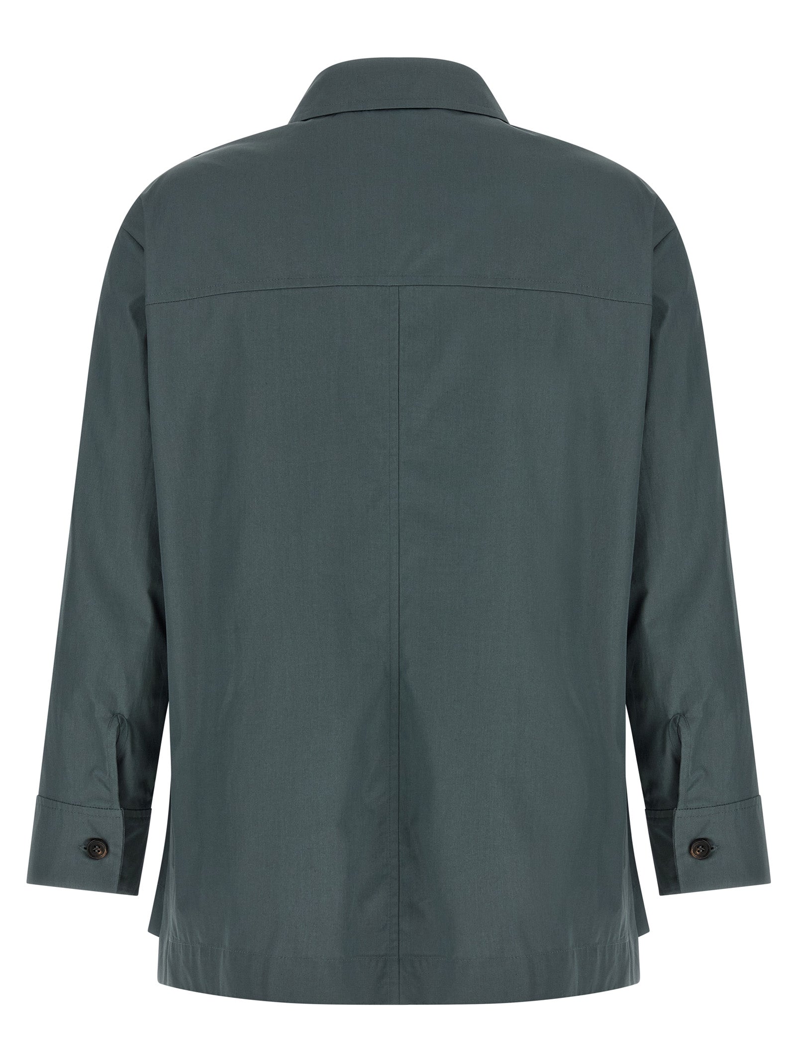Gray Cotton Blouse