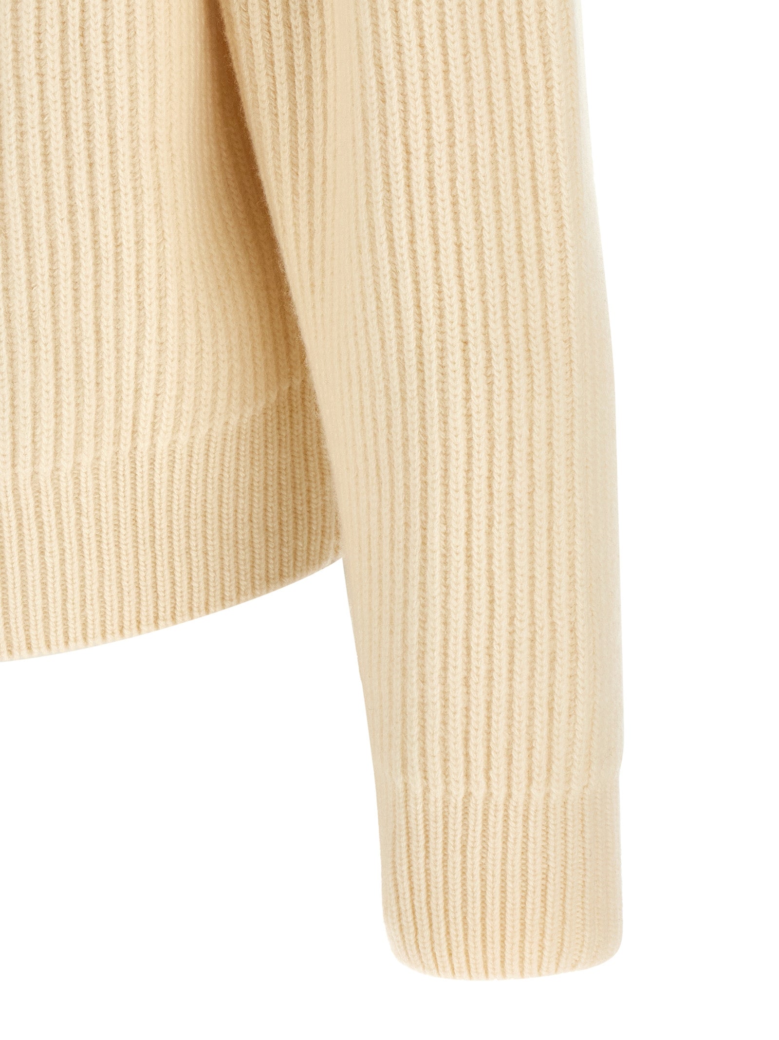 White Wool Cardigan
