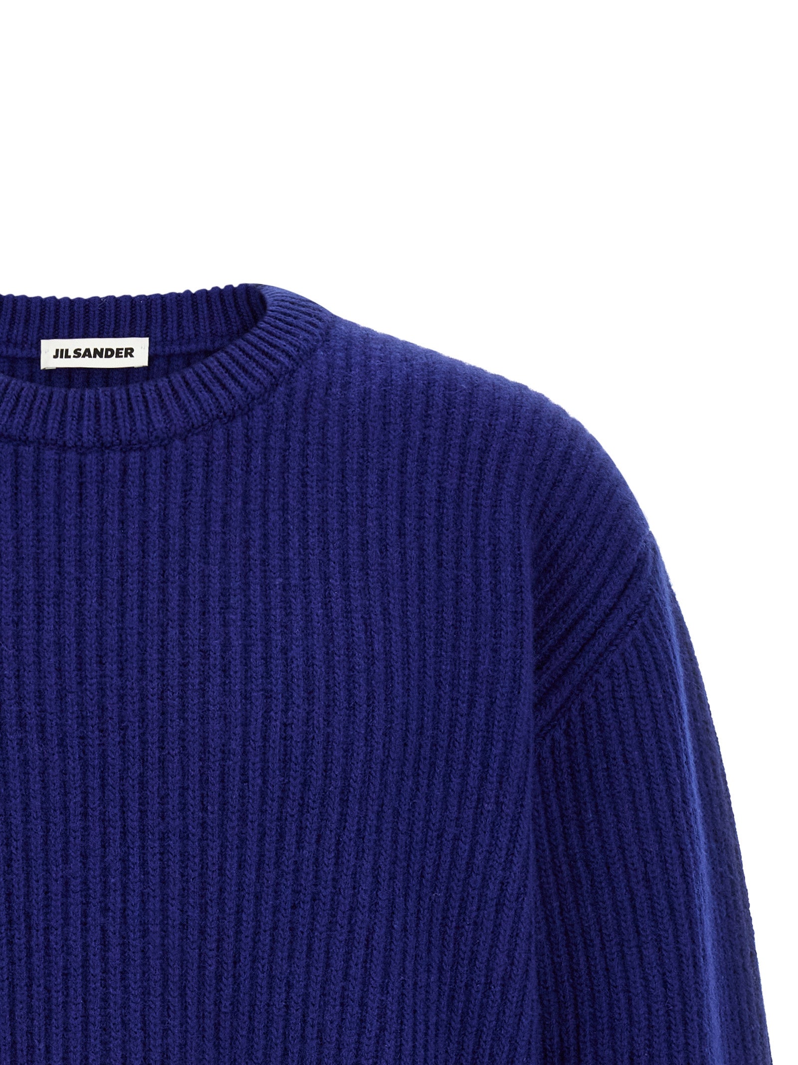 Blue Wool Cardigan