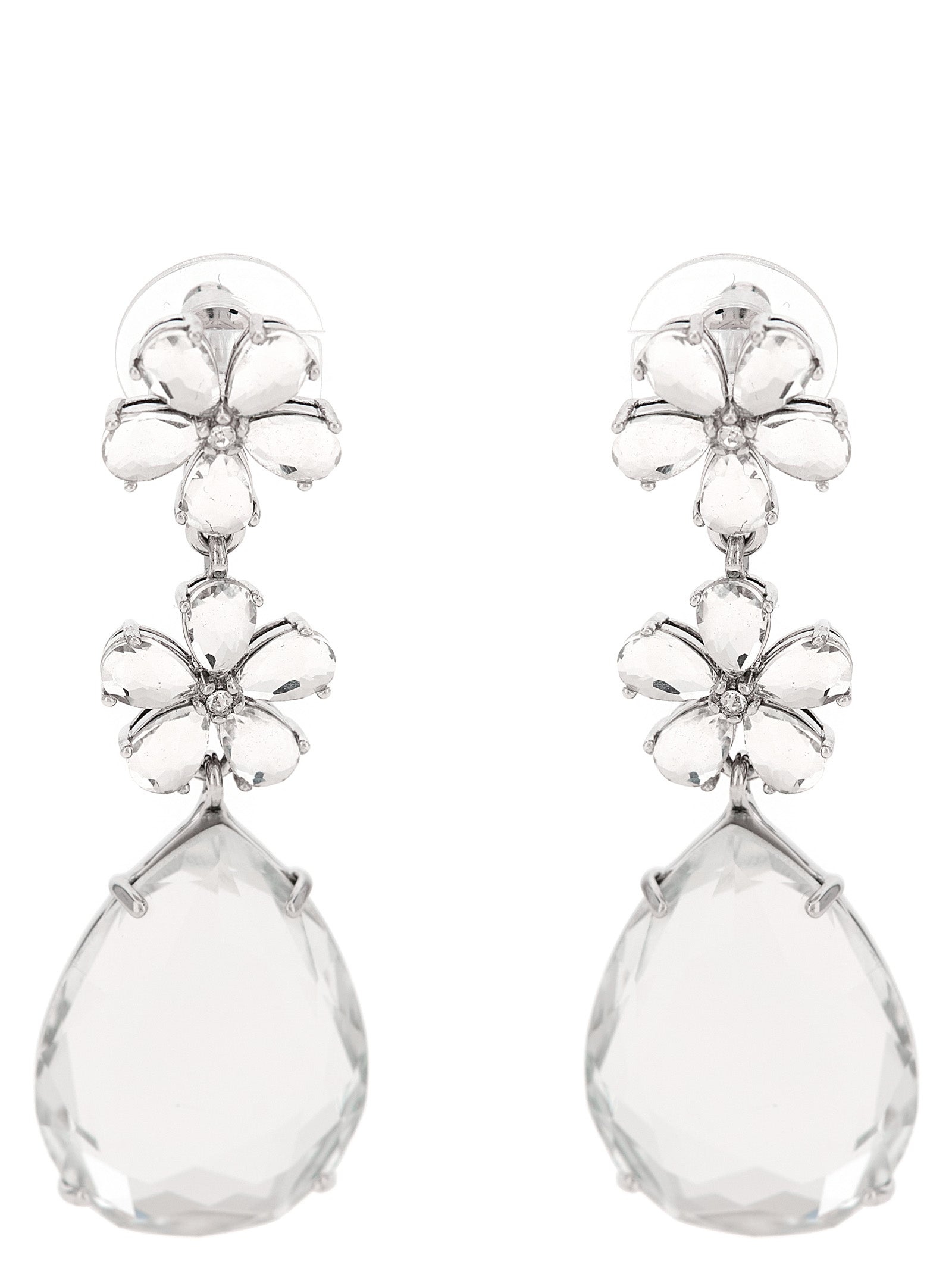 Silver Brass Earrings