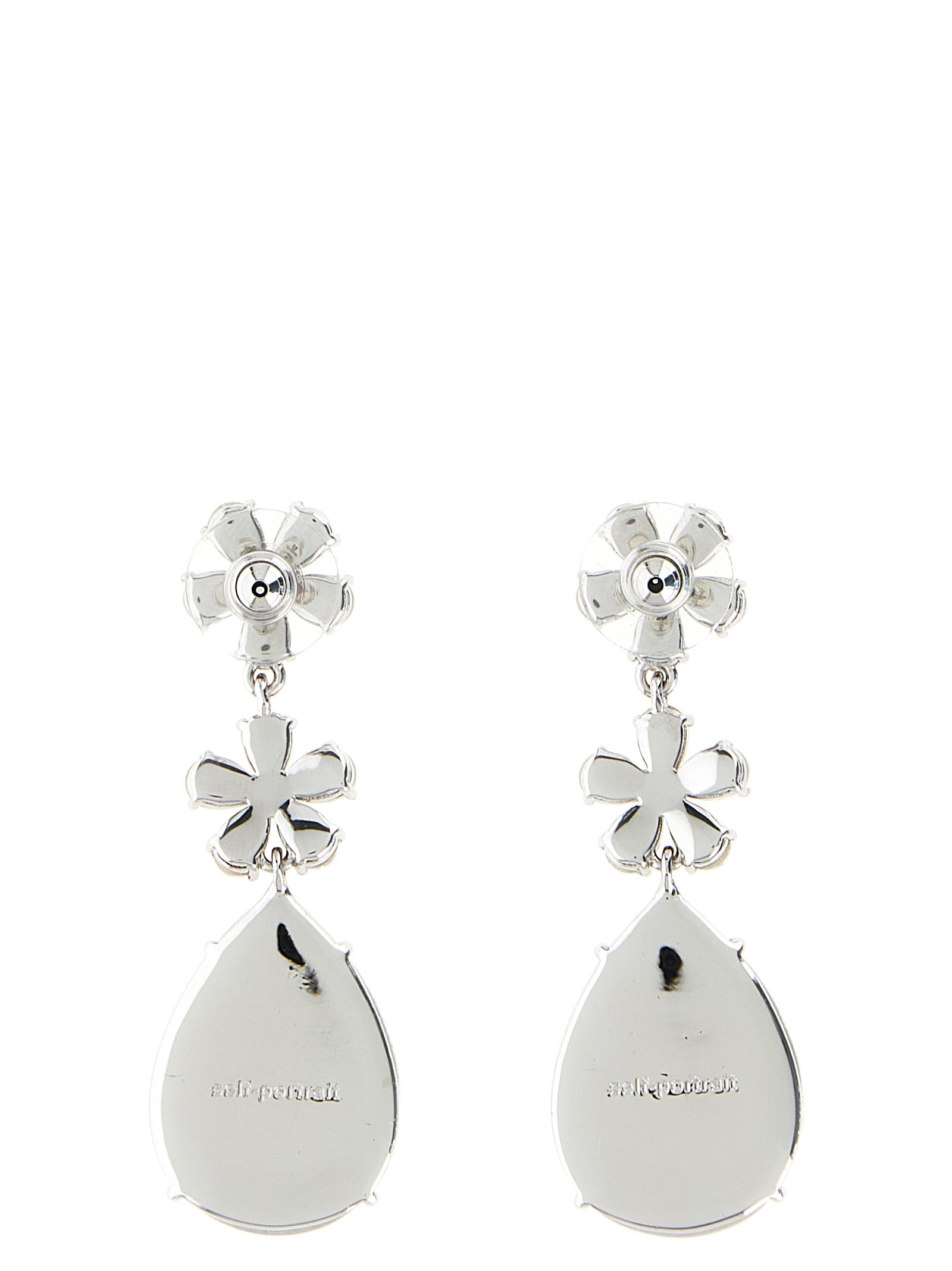 Silver Brass Earrings