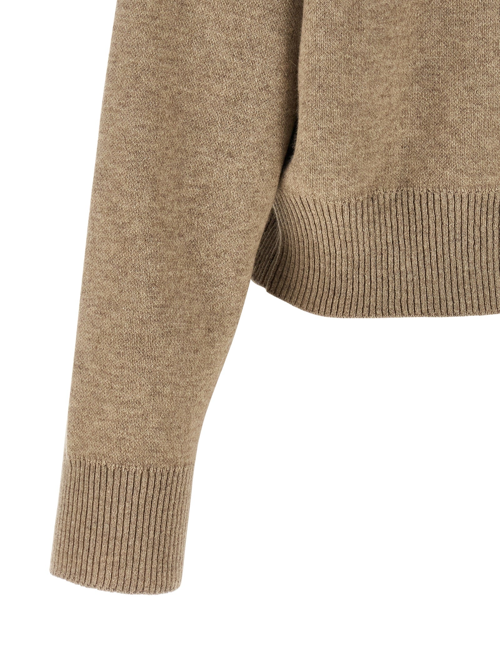 Beige Cashmere Cardigan