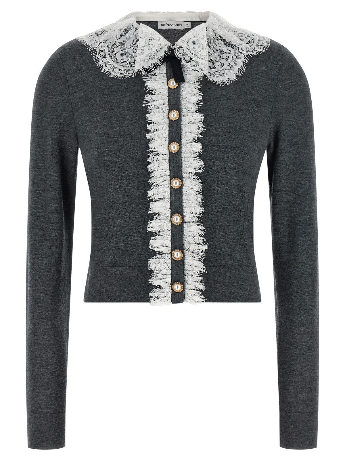 Gray Wool Cardigan
