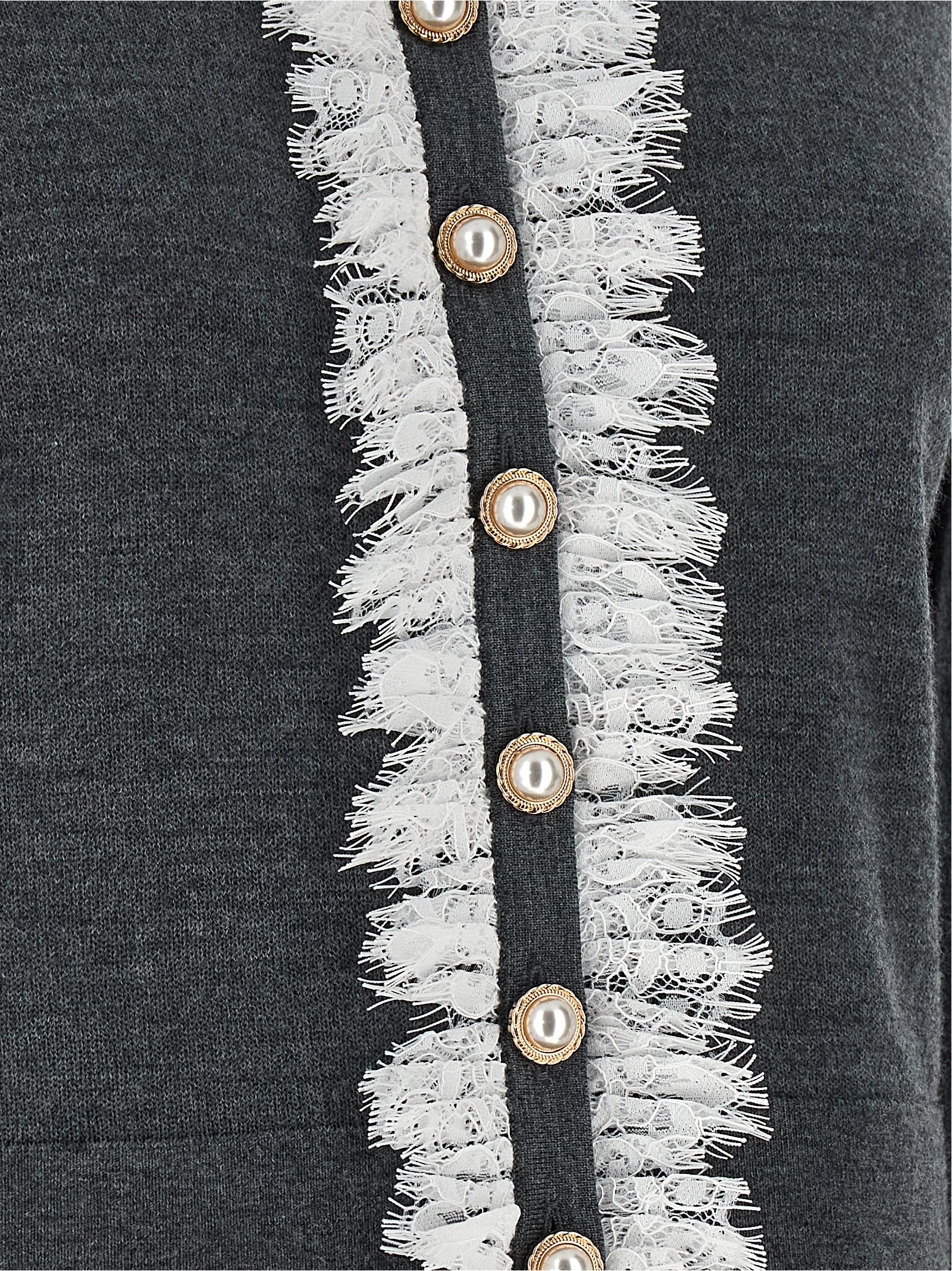 Gray Wool Cardigan