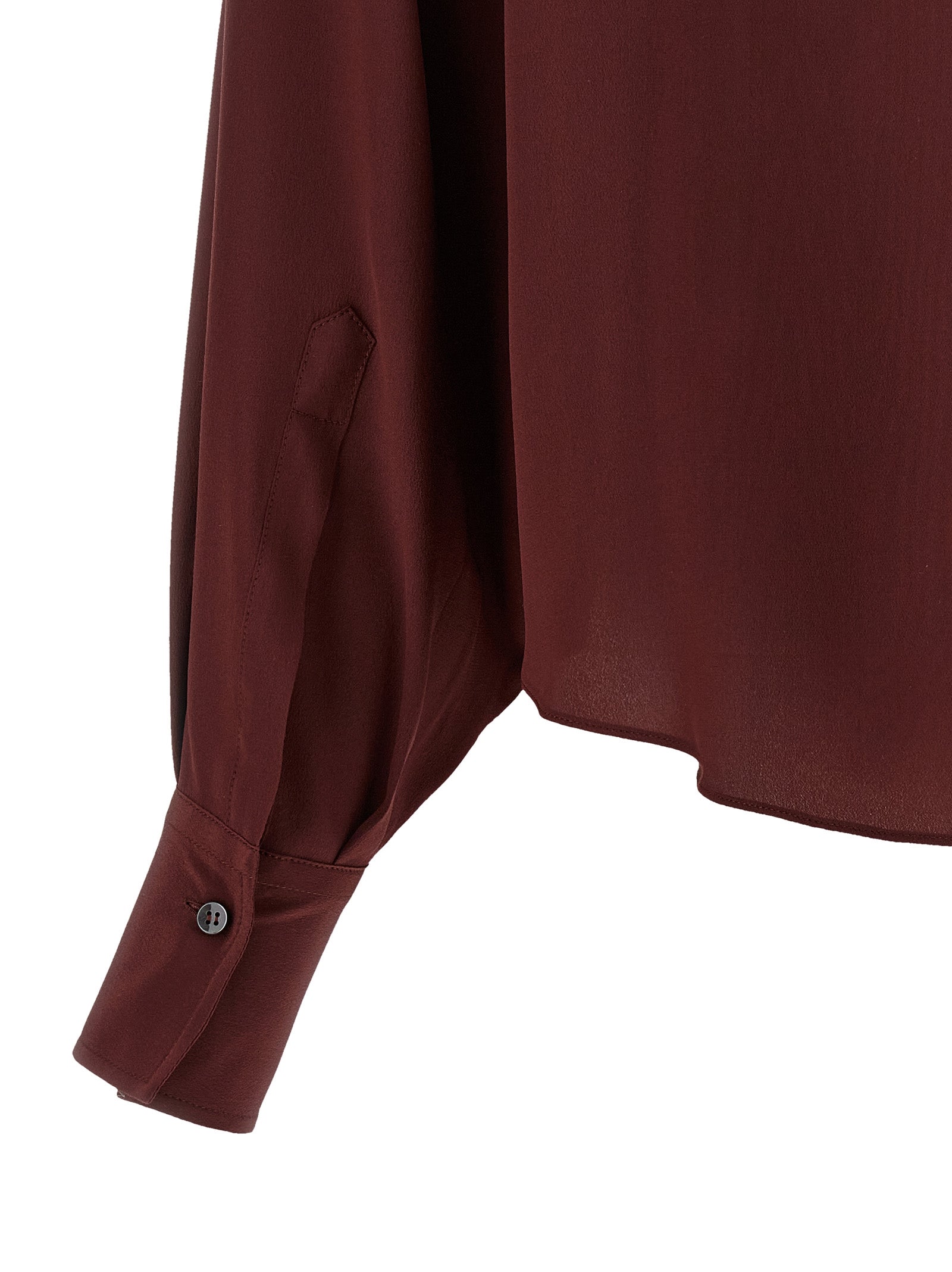 Bordeaux Silk Blouse