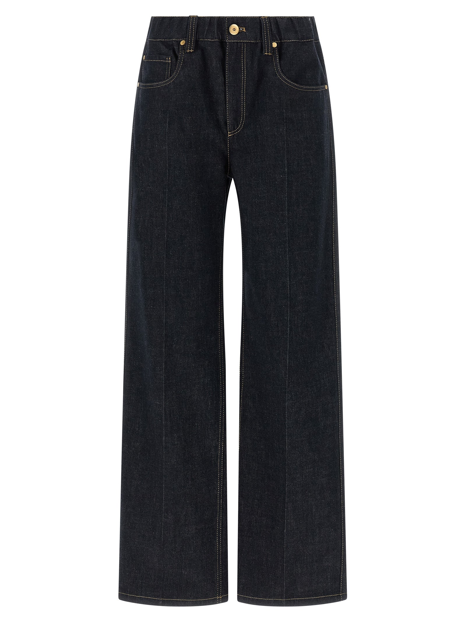 Blue Cotton Jeans Denim