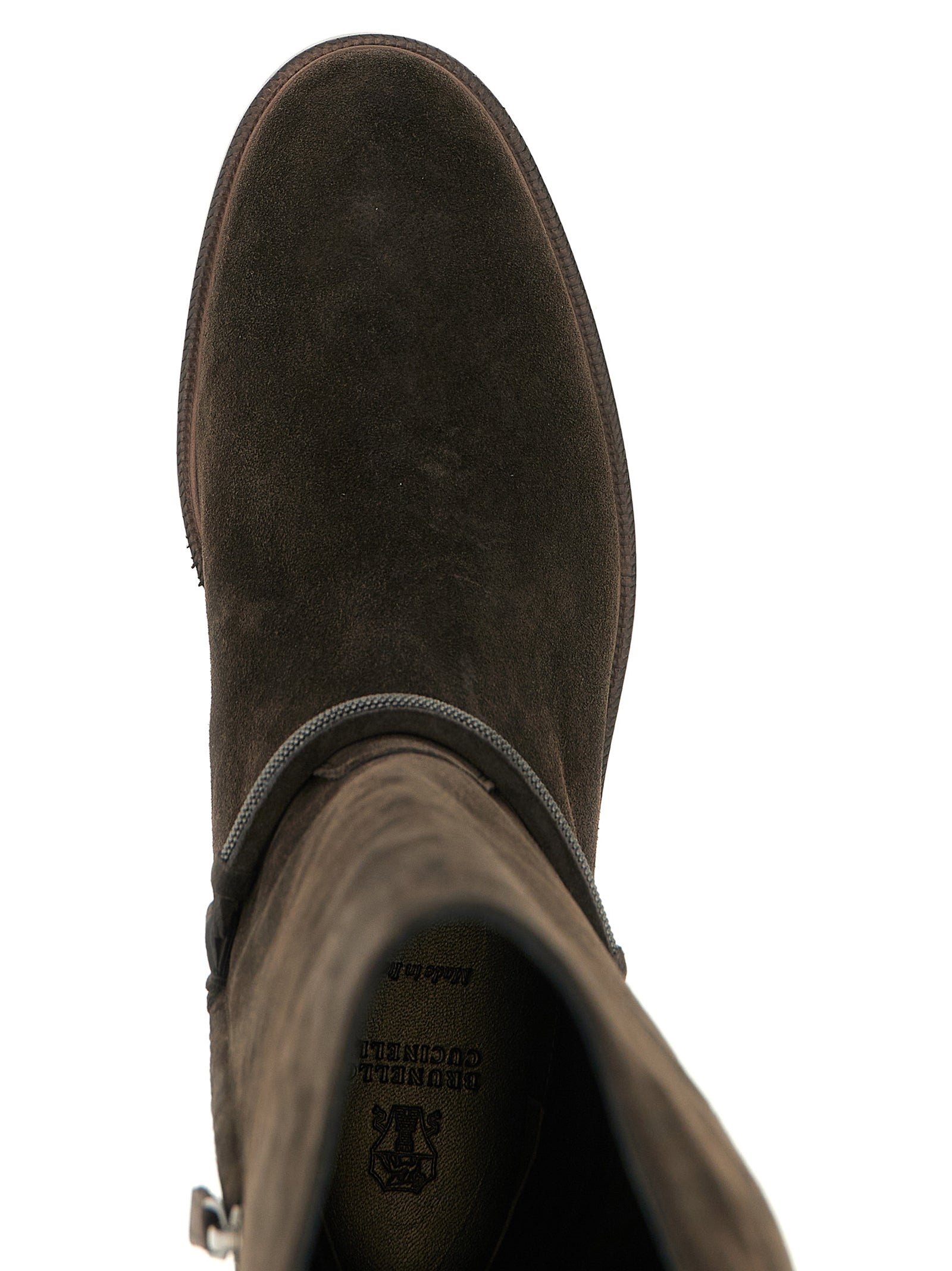 Black Calfskin Over The Knee