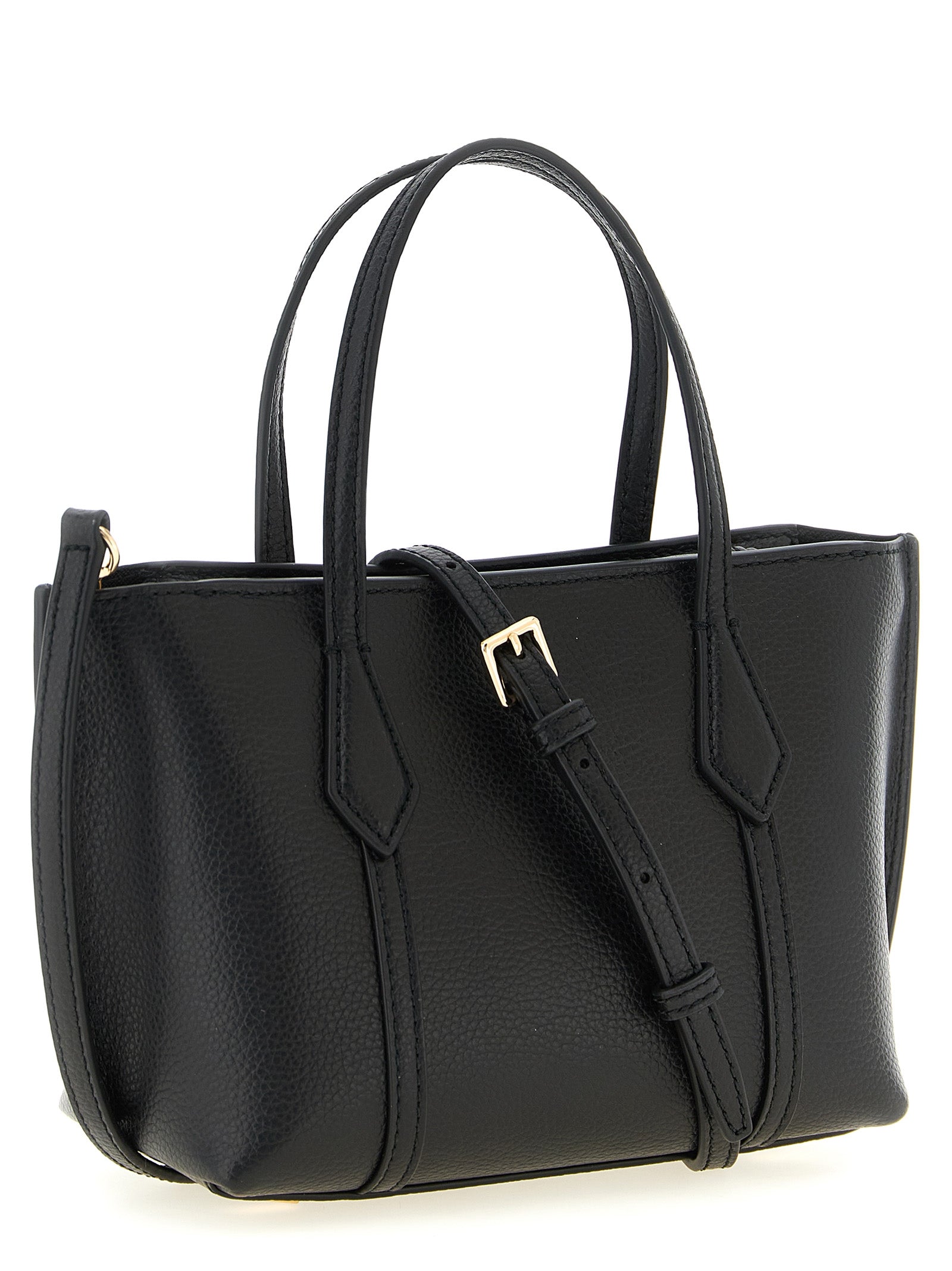 Black Cowhide Handbag