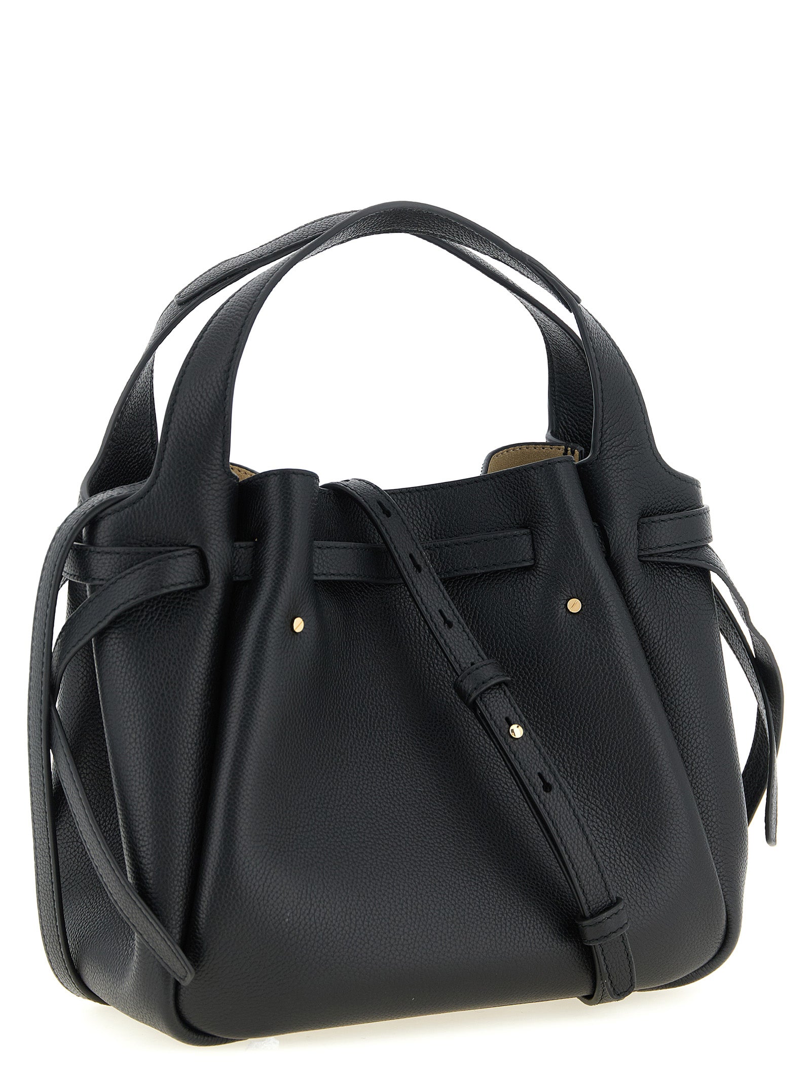 Black Cowhide Handbag