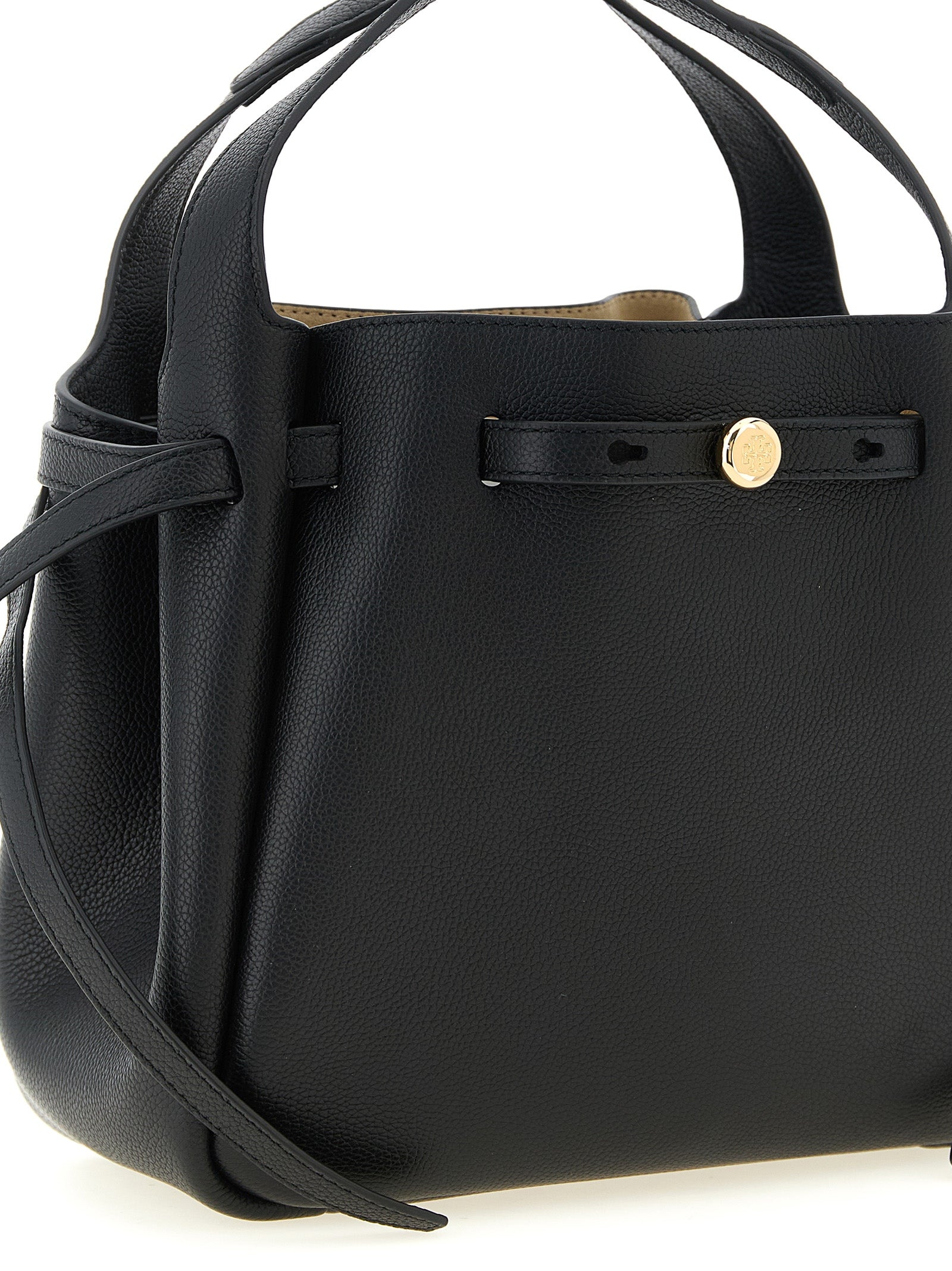 Black Cowhide Handbag